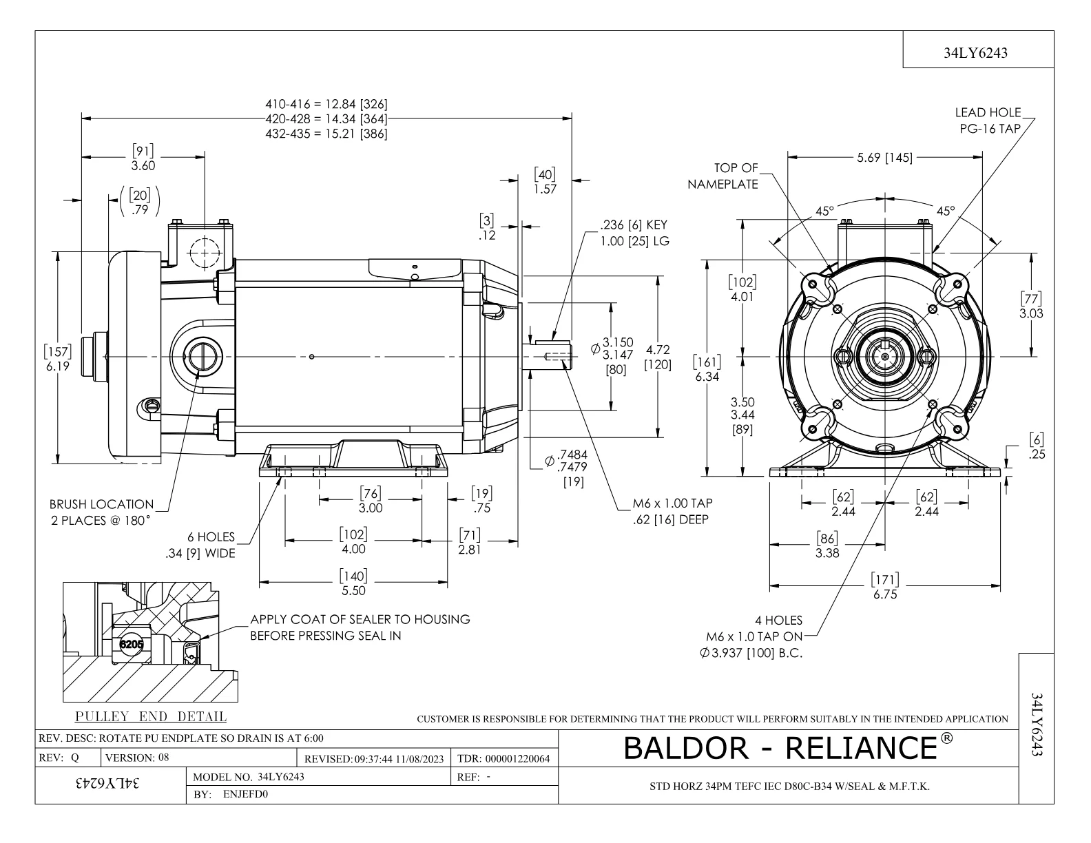 Baldor VP3439-14