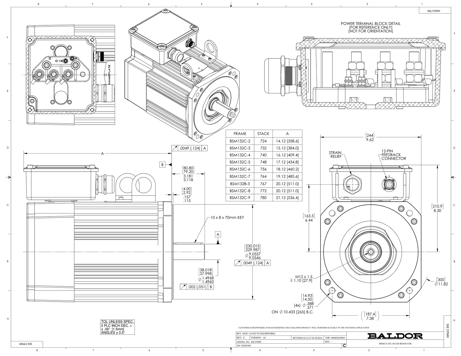 Baldor BSM132C-6200AA