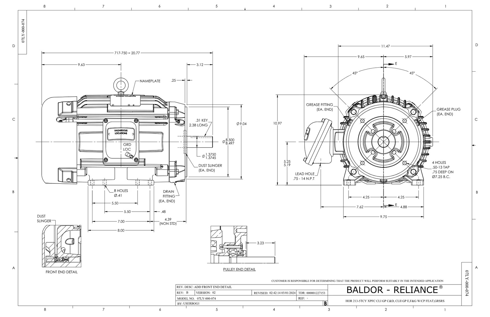 Baldor CCPX21146T