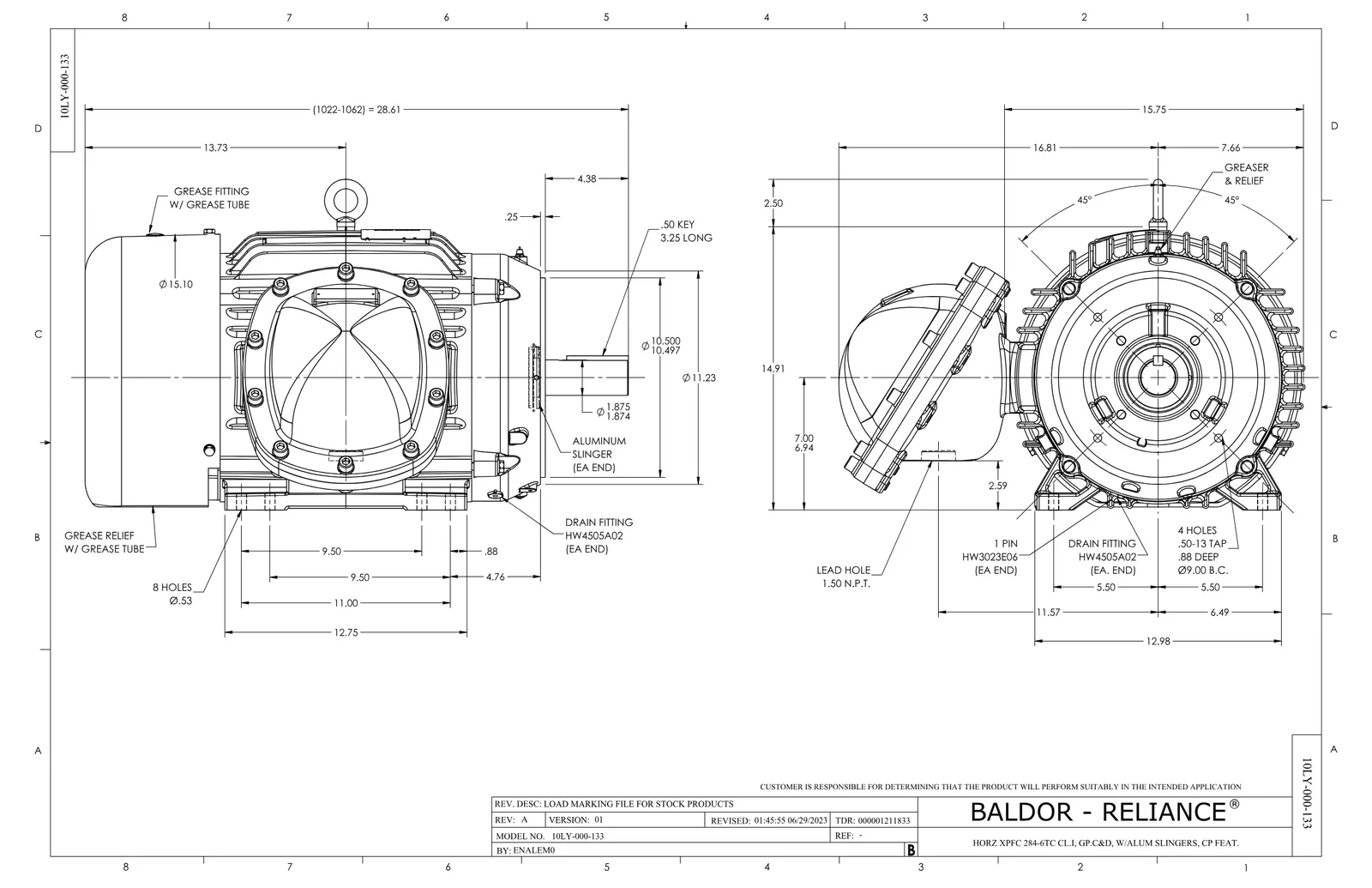 Baldor CDRX281564T