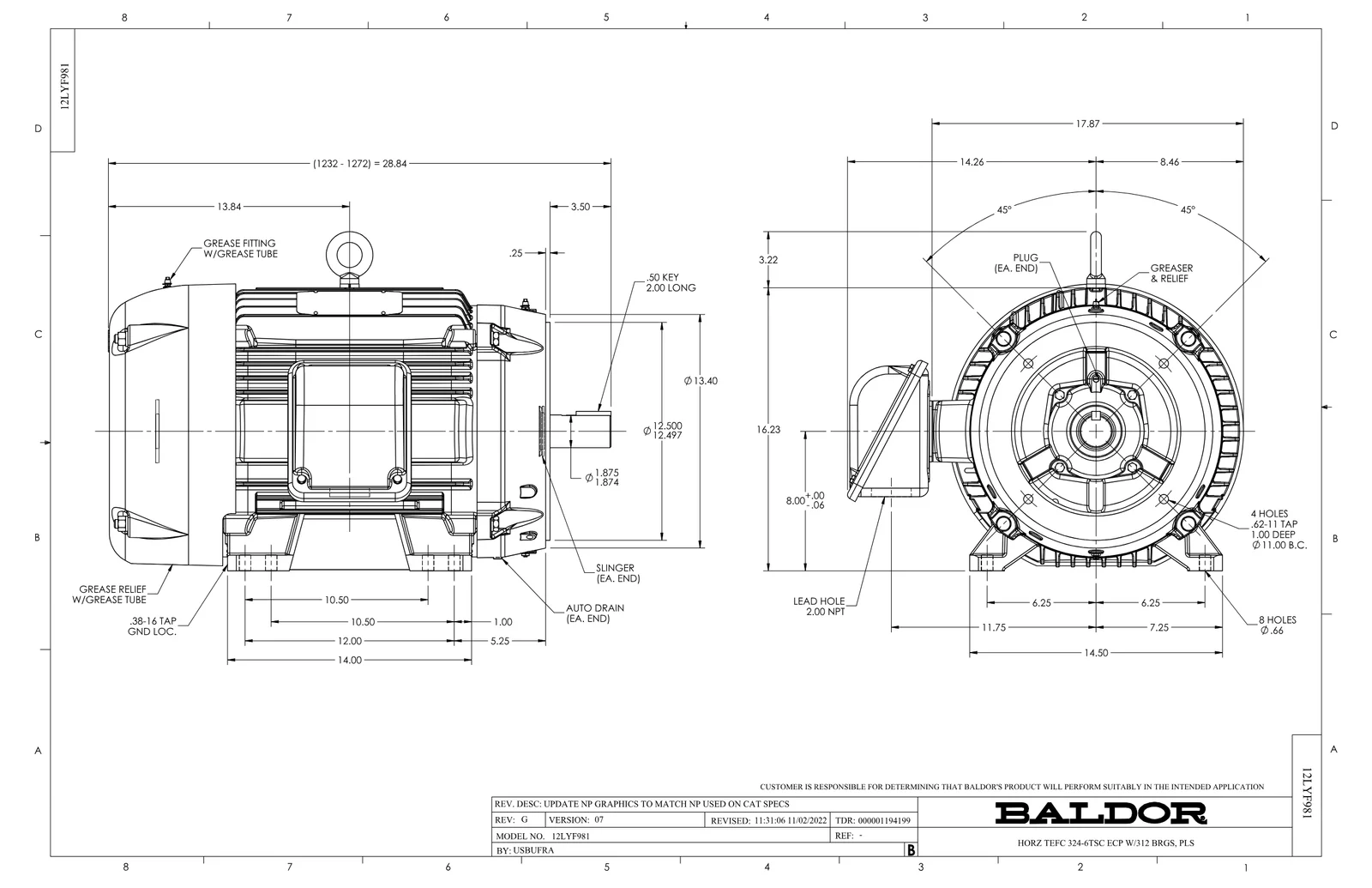 Baldor CECP4114T