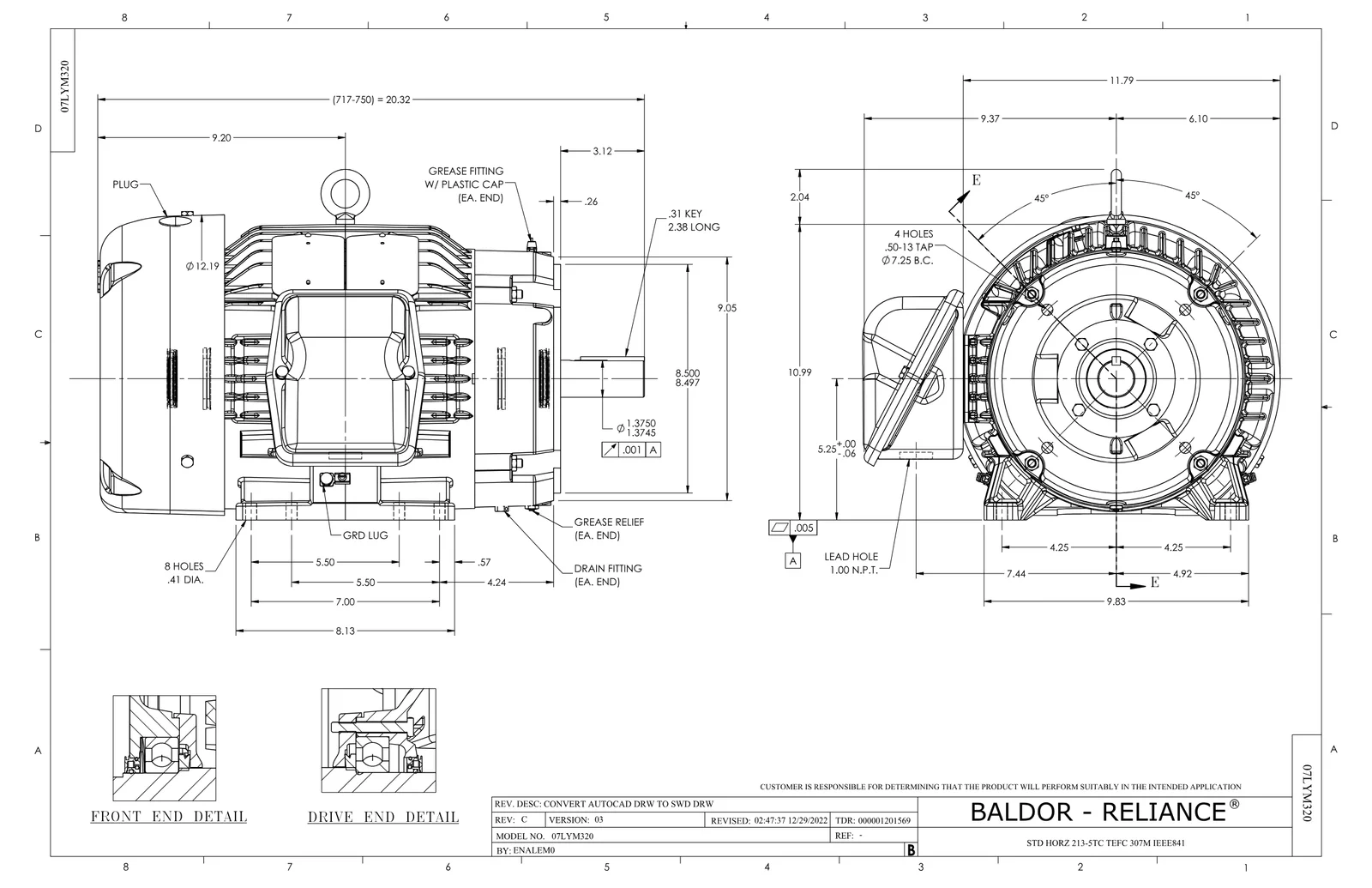 Baldor CECP83770T-5