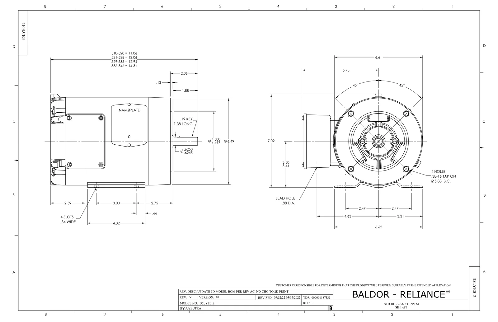 Baldor CENM3546