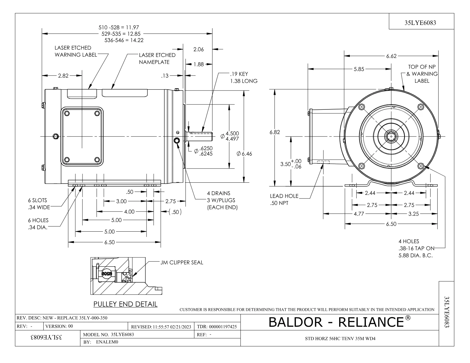 Baldor CESSWDM3546-H