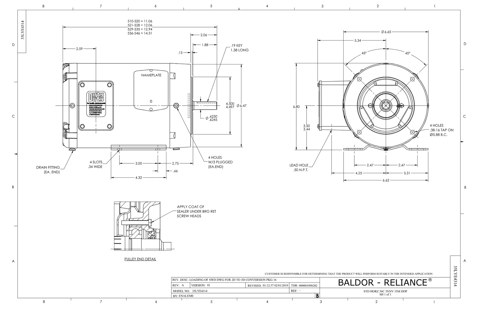 Baldor CNDM3542