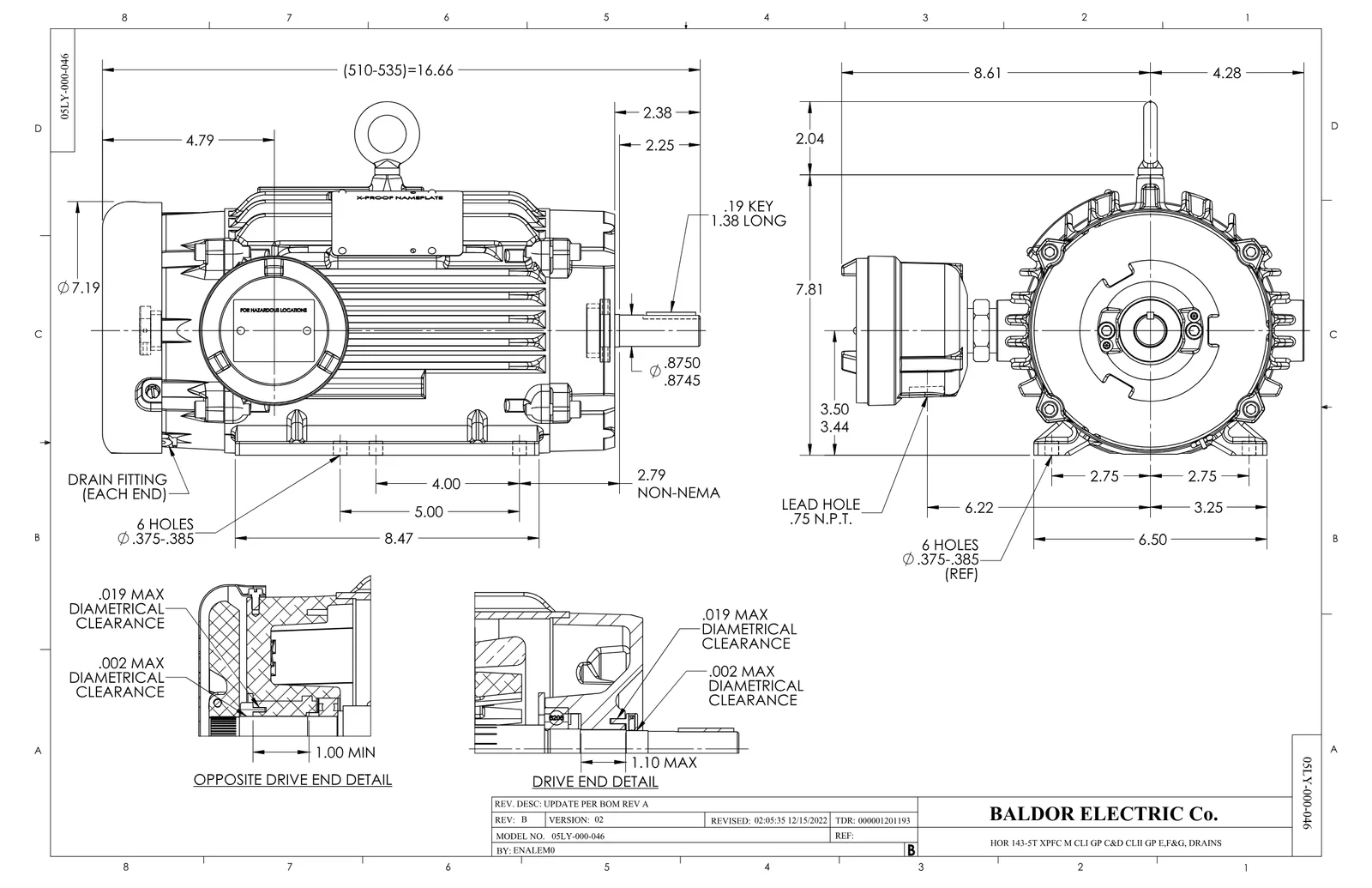Baldor CPX14246T