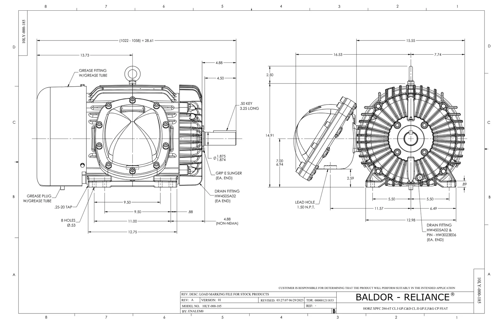 Baldor CPX282546T