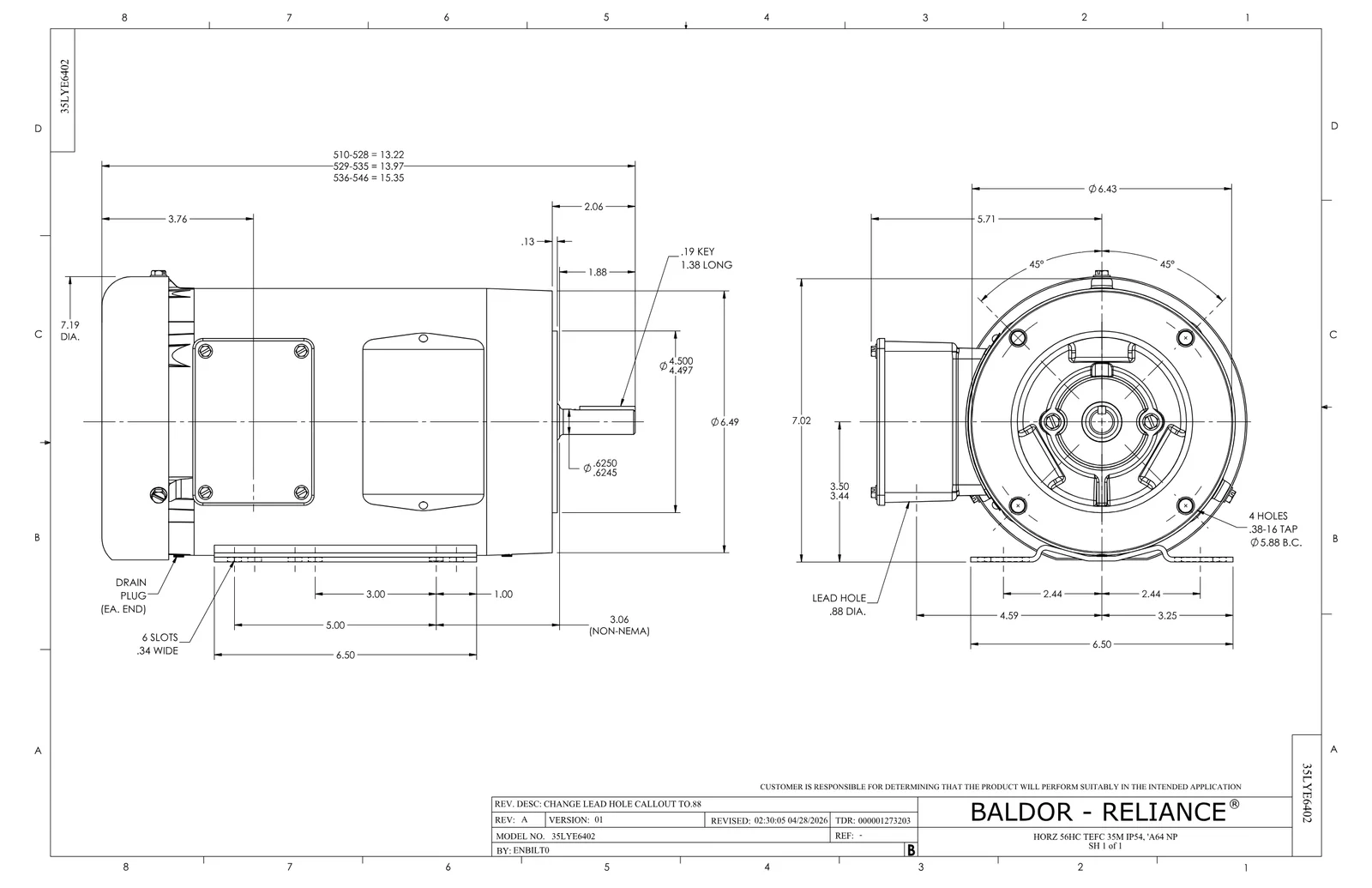 Baldor CSPM3546