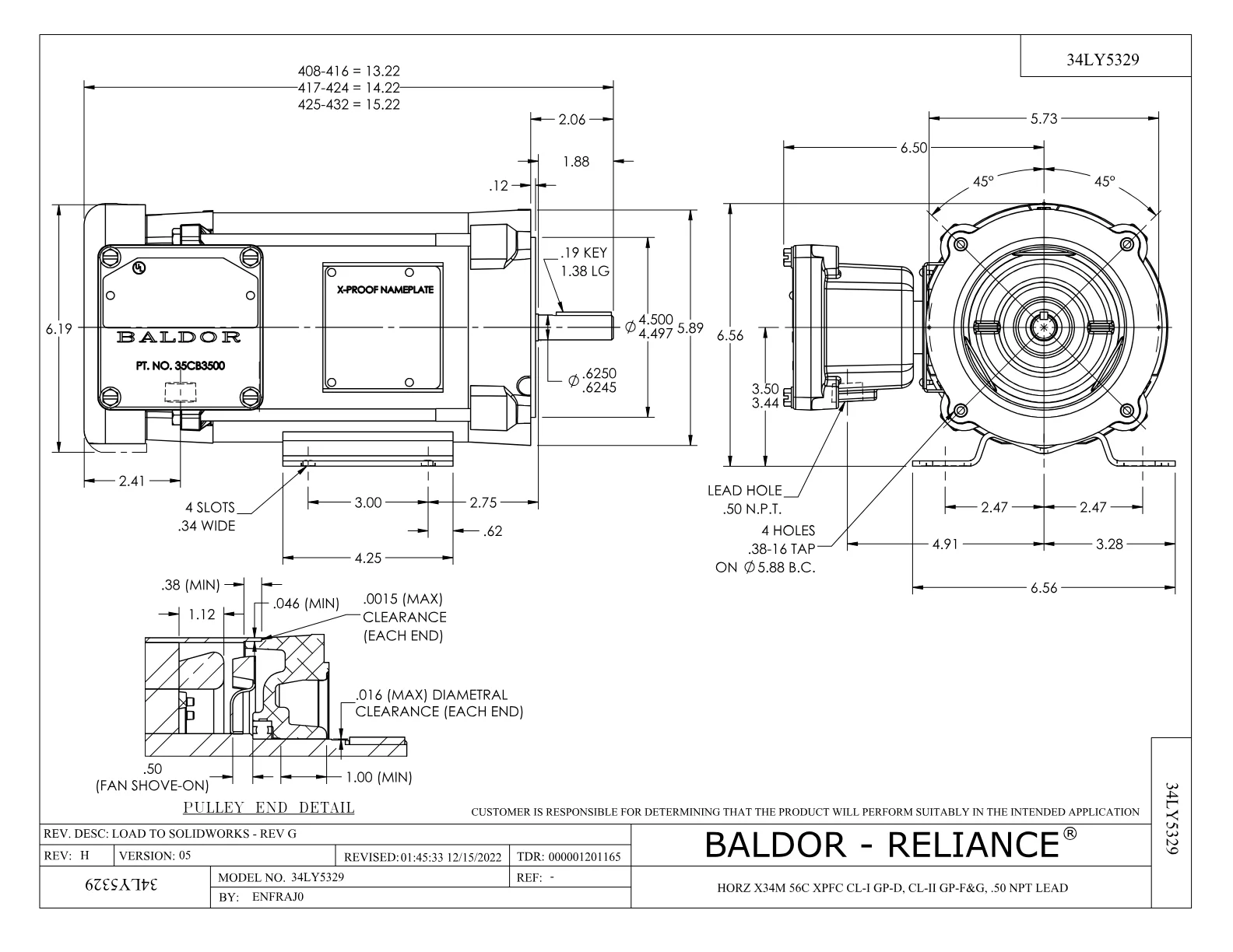 Baldor CXM050542A