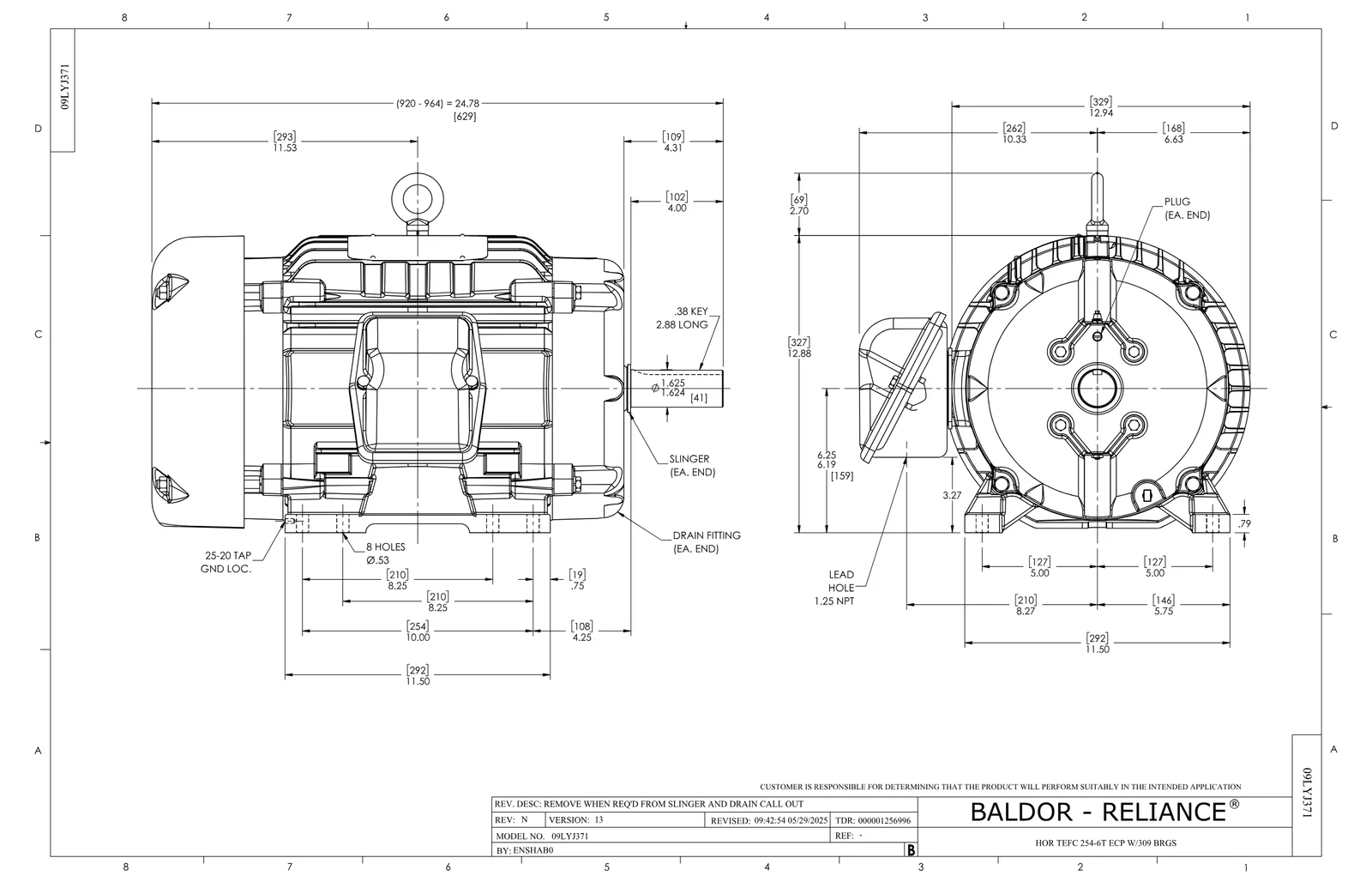 Baldor ECP2334T