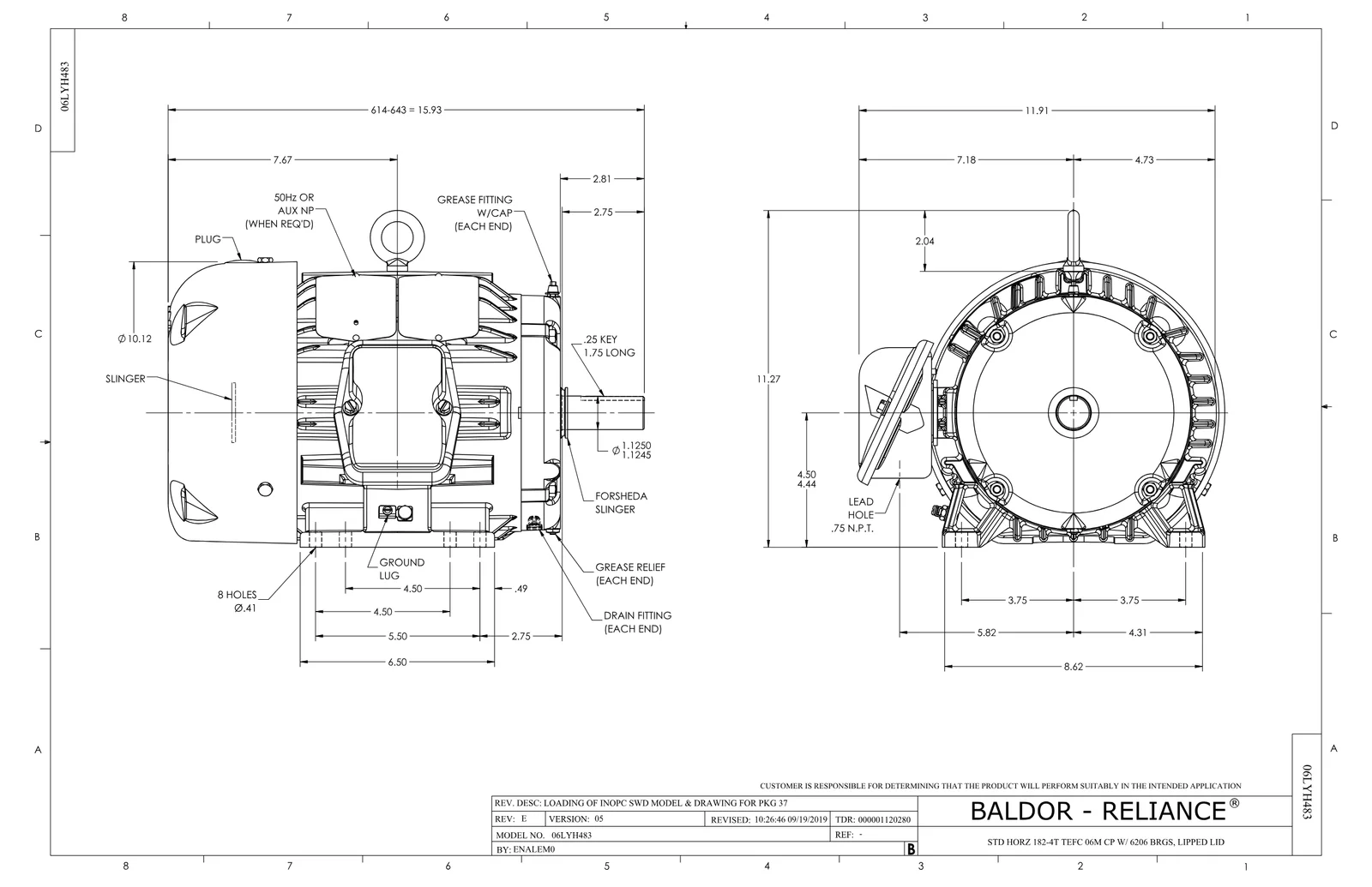 Baldor ECP3663T-4
