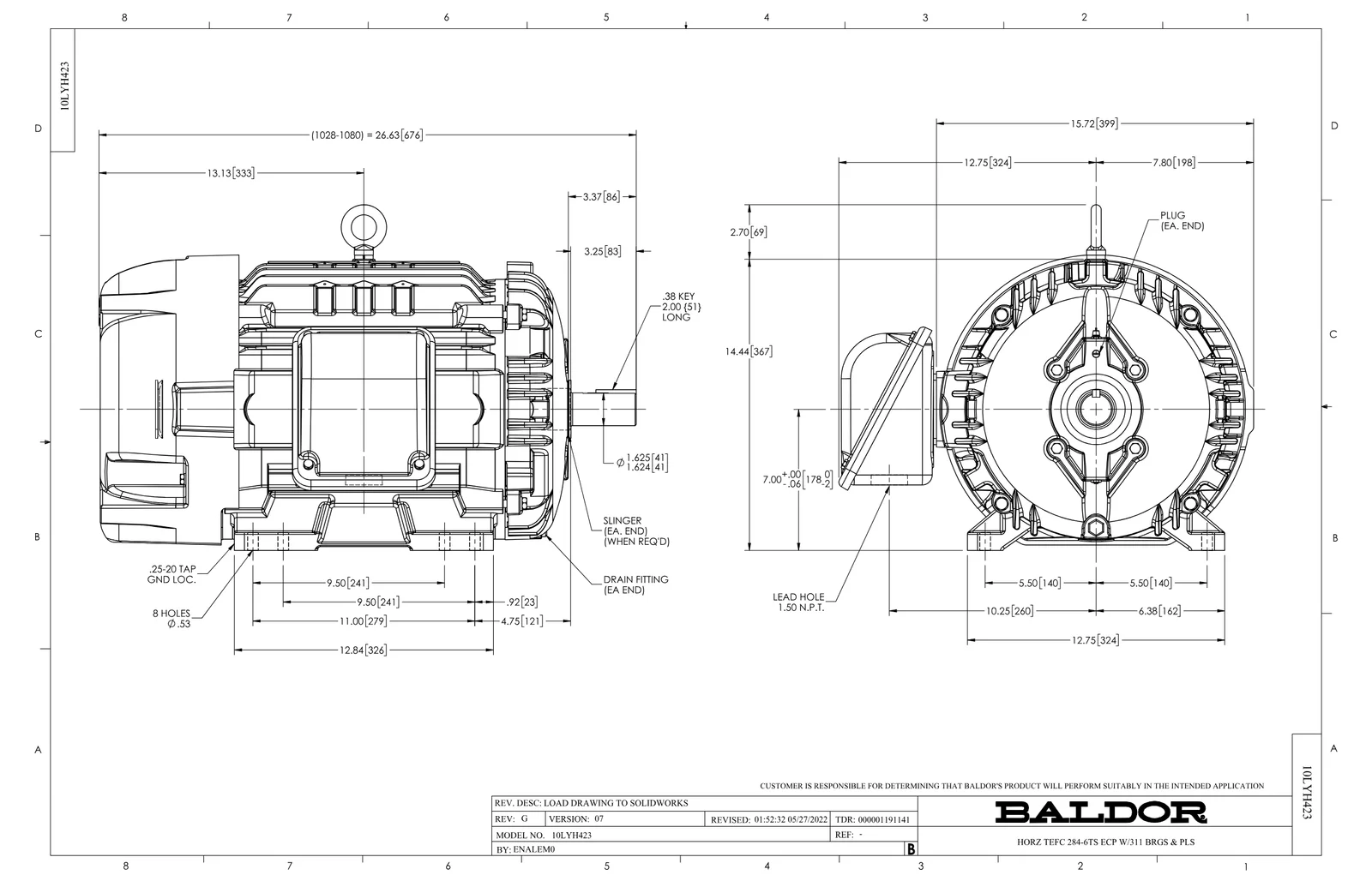 Baldor ECP4107T-4