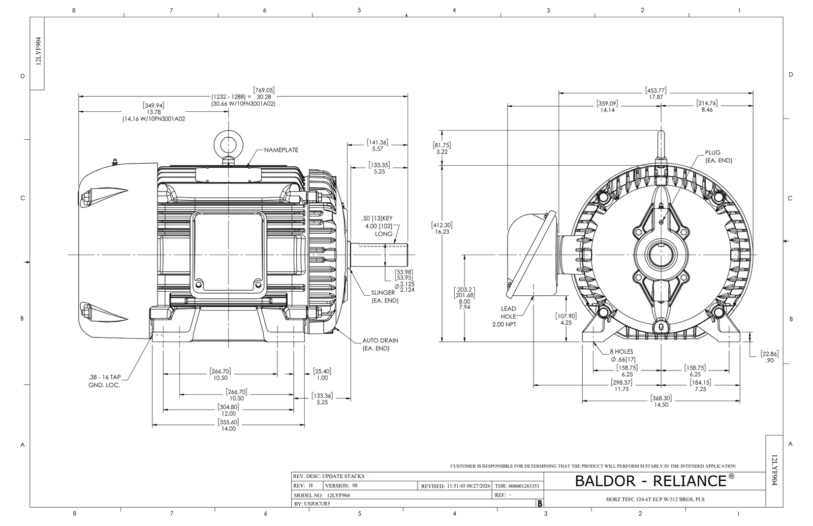 Baldor ECP4111T