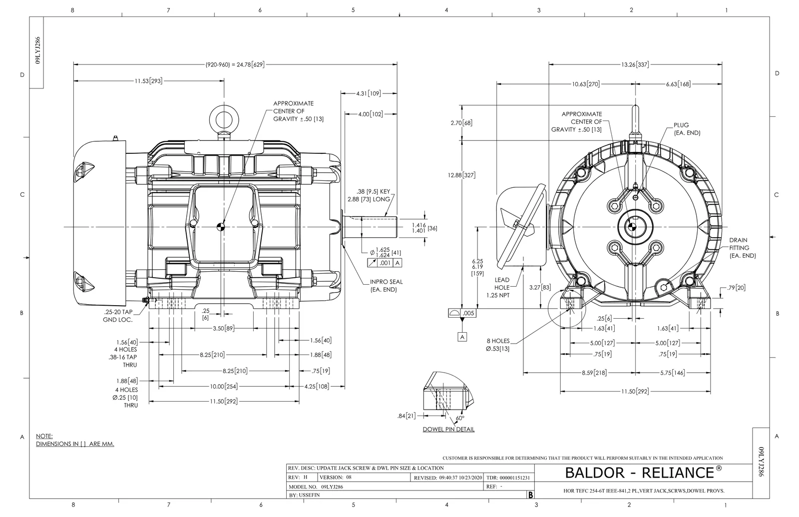 Baldor ECP82394T-4