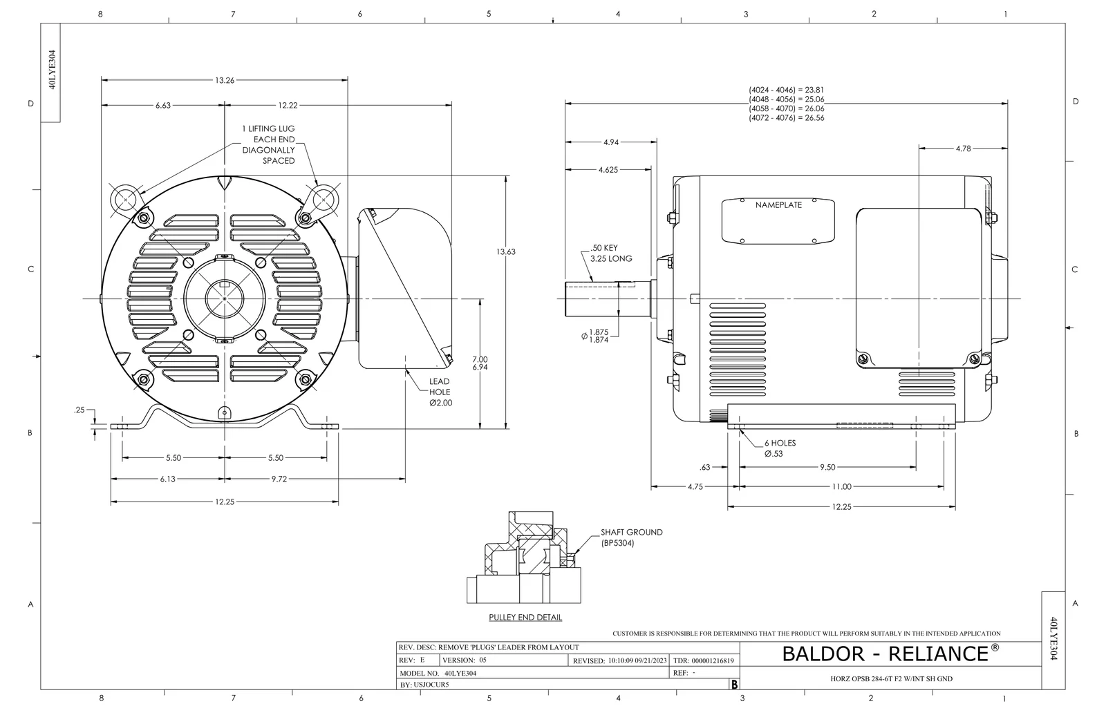Baldor EFM2531T-G