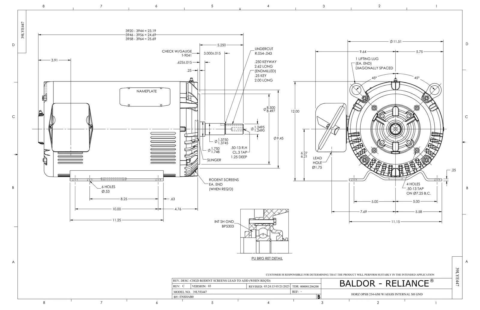 Baldor EJMM2515T-G