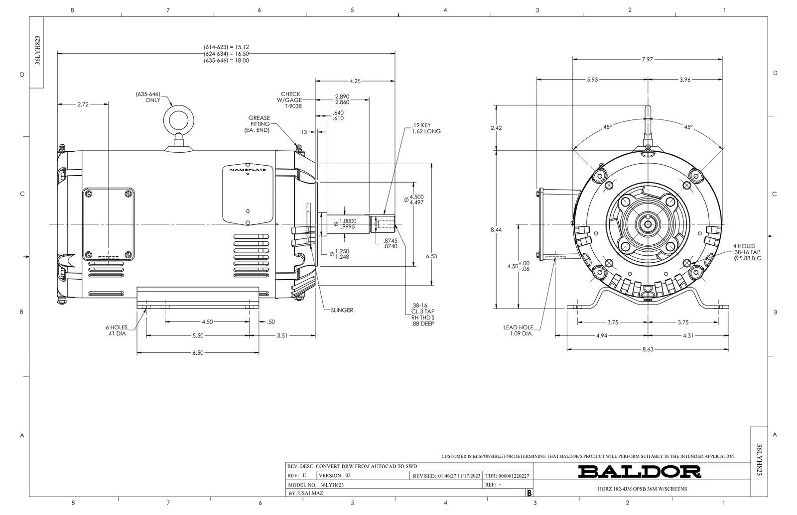 Baldor EJMM3219T-5