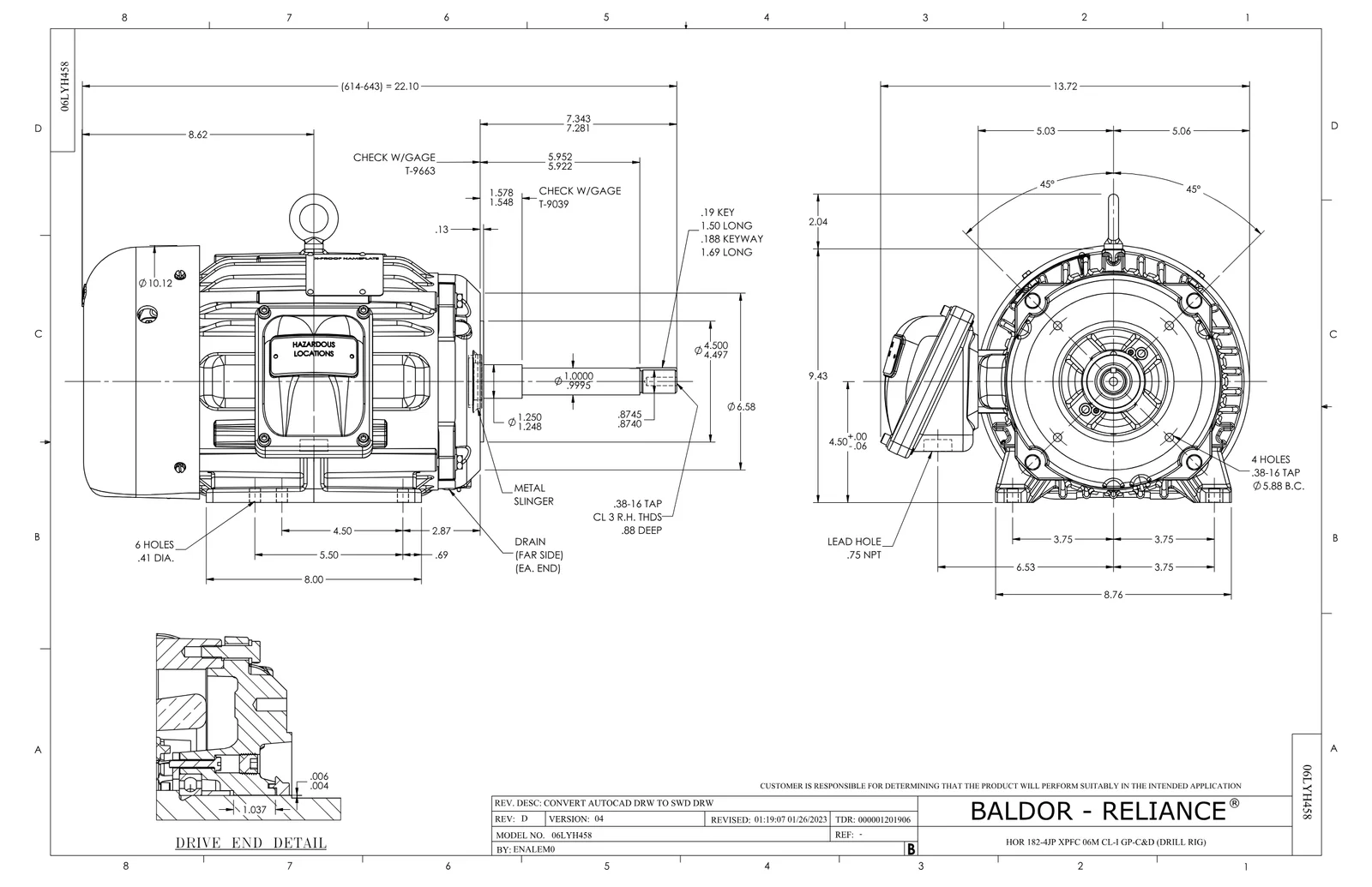 Baldor EJPM7142T-I-5