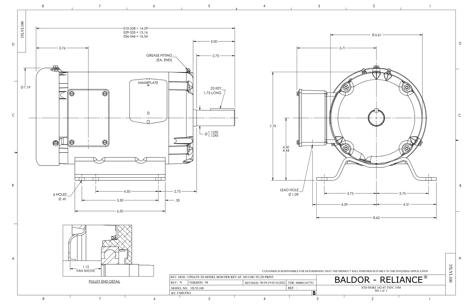 Baldor EM3610T-5