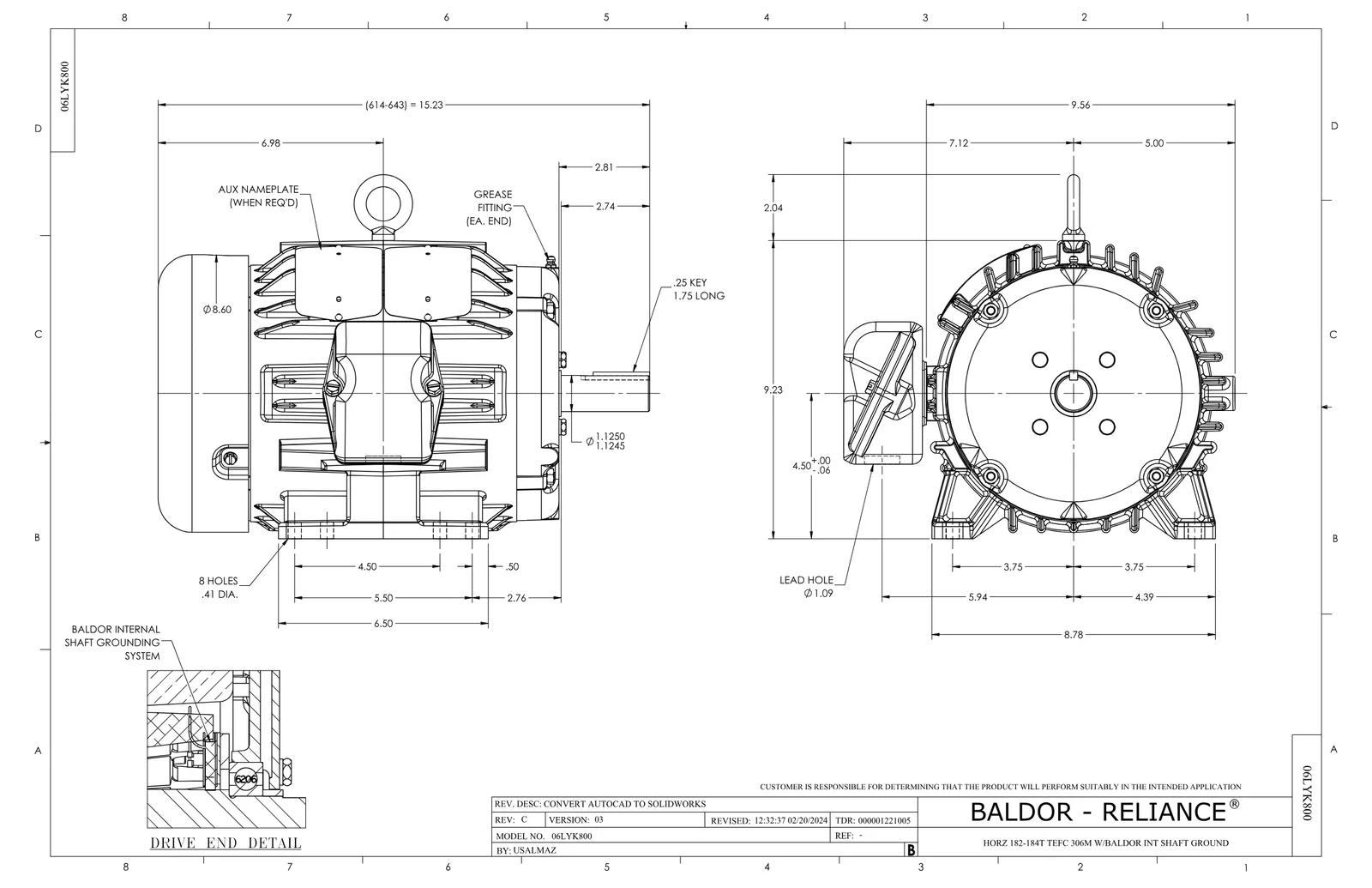 Baldor EM3660T-BG