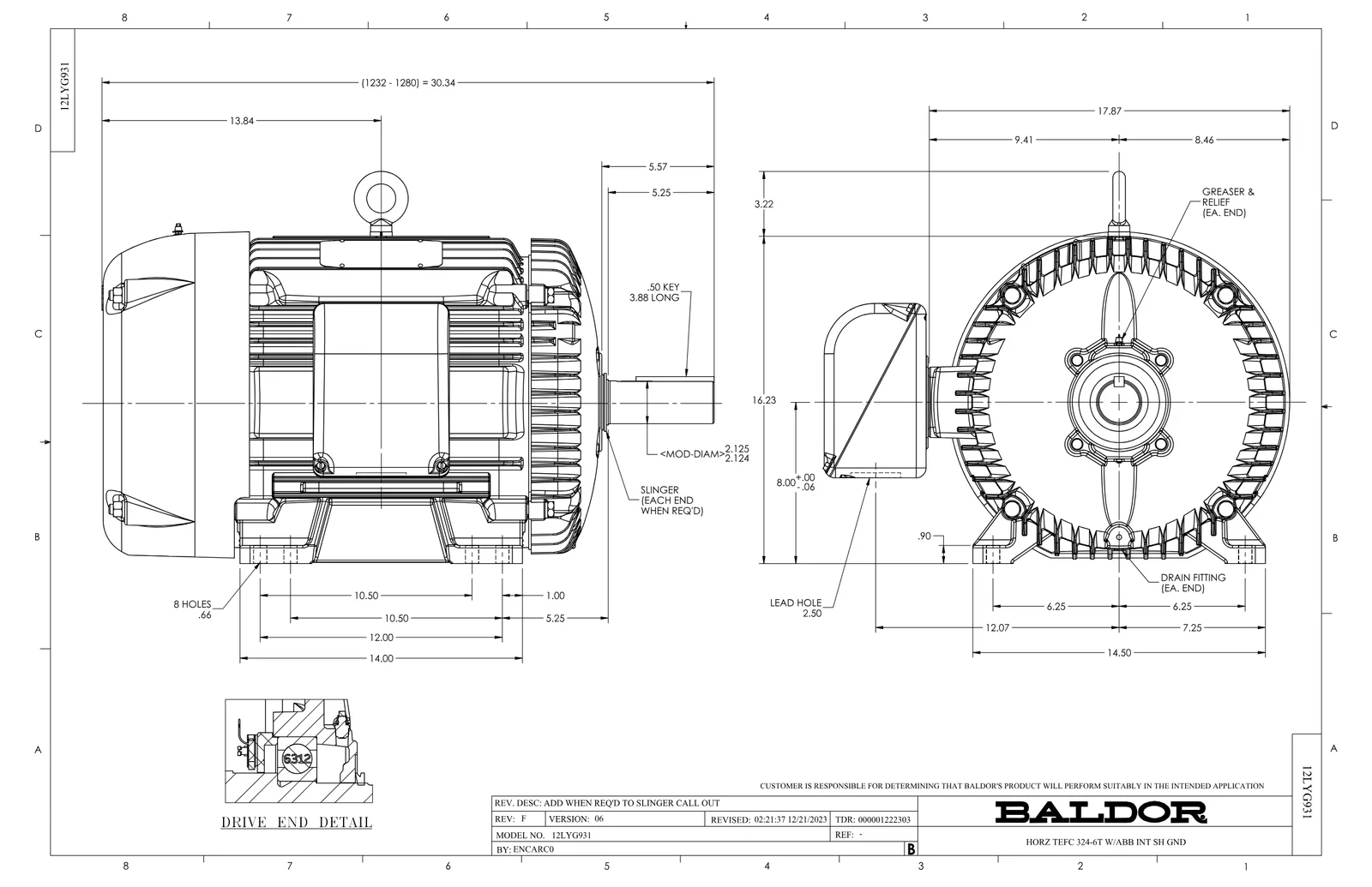 Baldor EM4110T-5BG