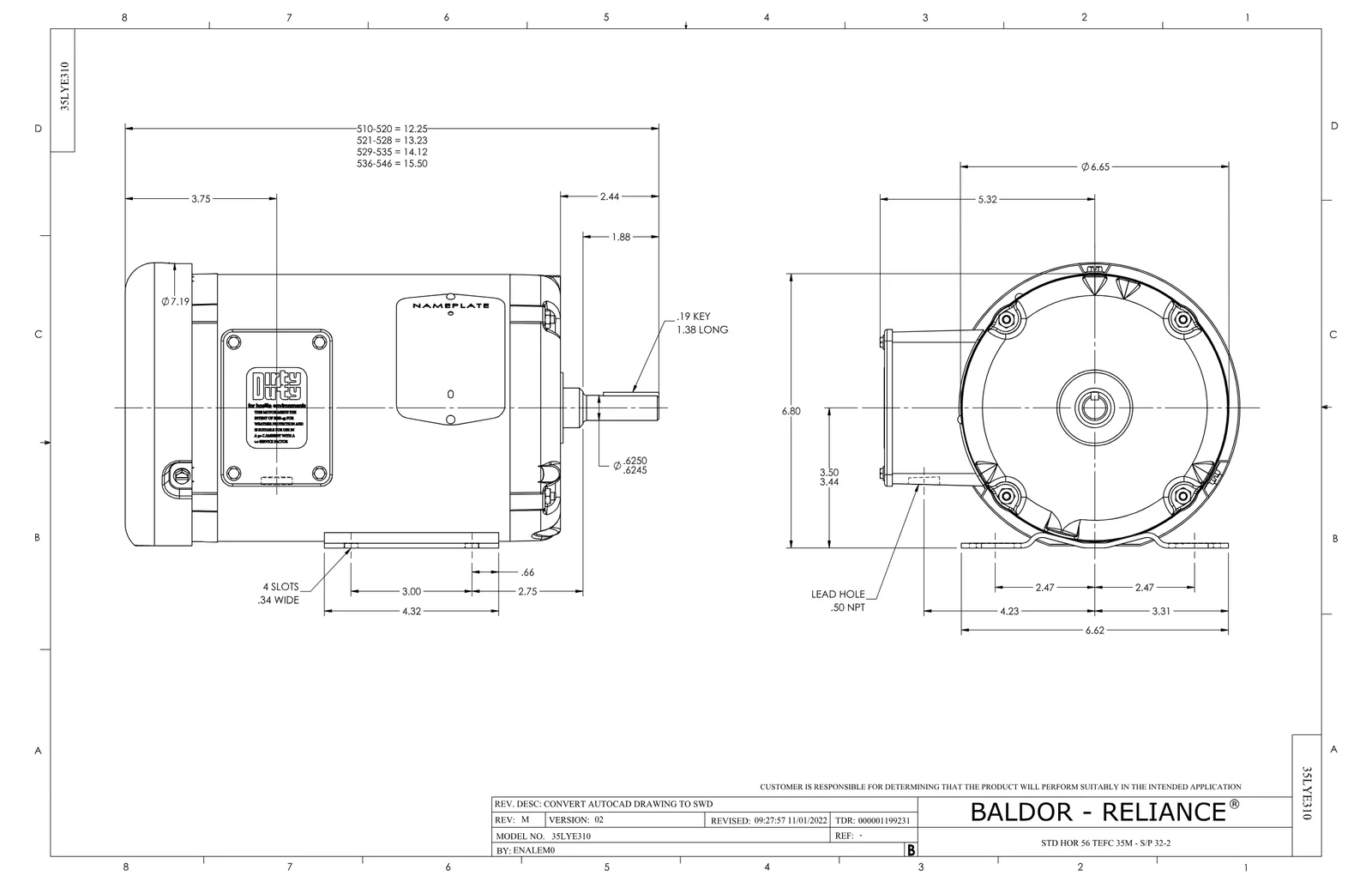 Baldor EM8003