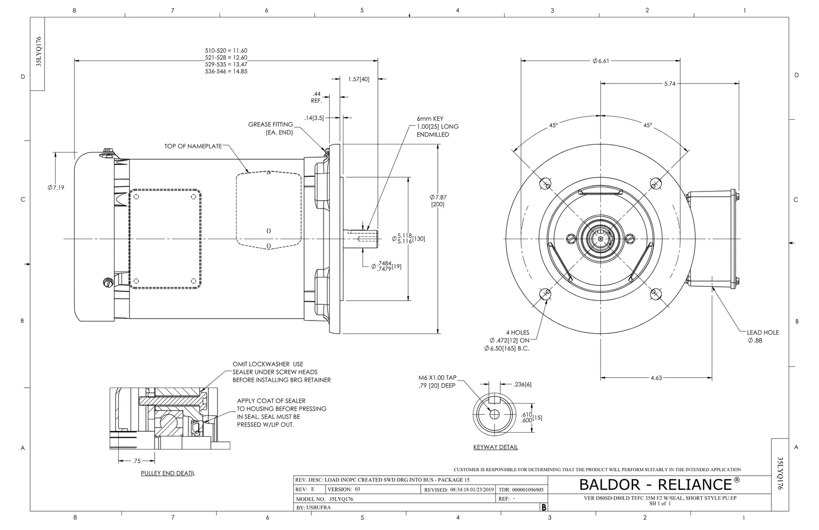 Baldor EMVM3546D