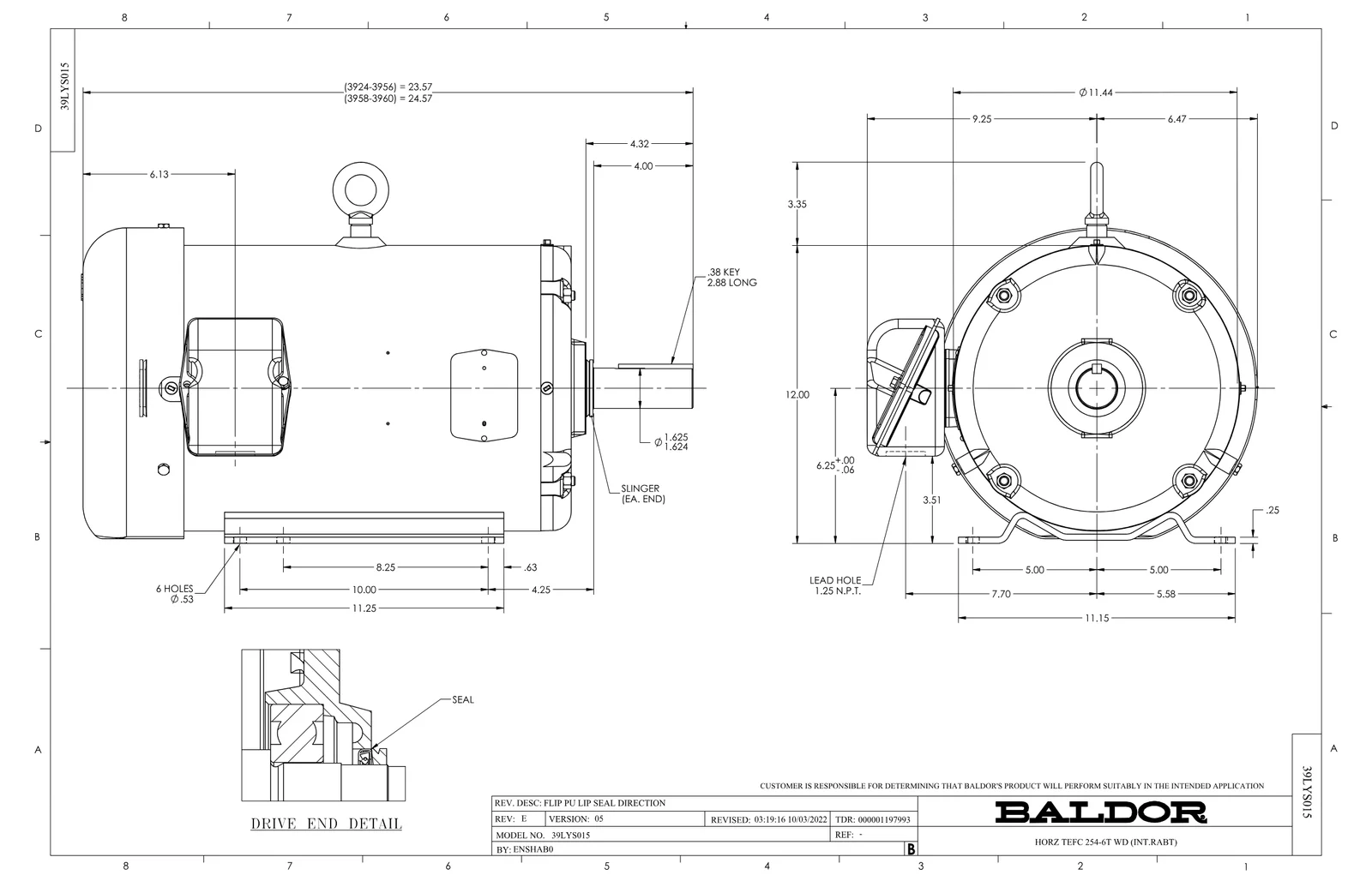 Baldor EWDM23932T