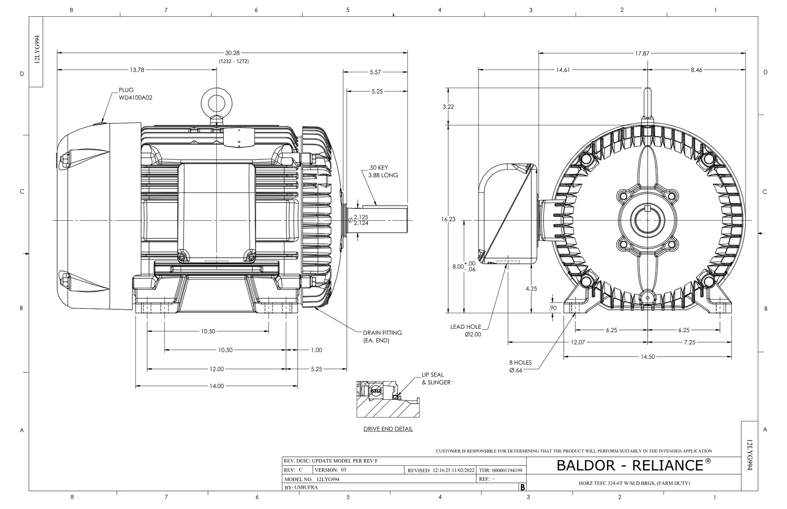 Baldor FDEM4110T-5