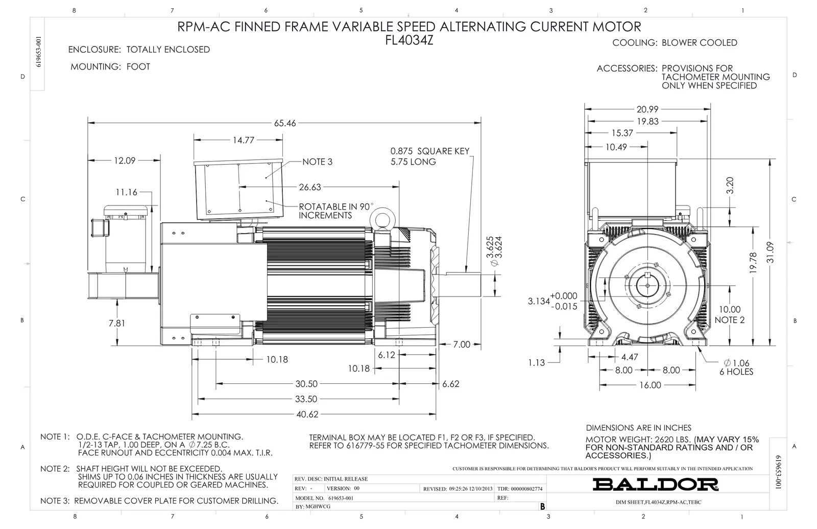 Baldor IDBRPM403004R1