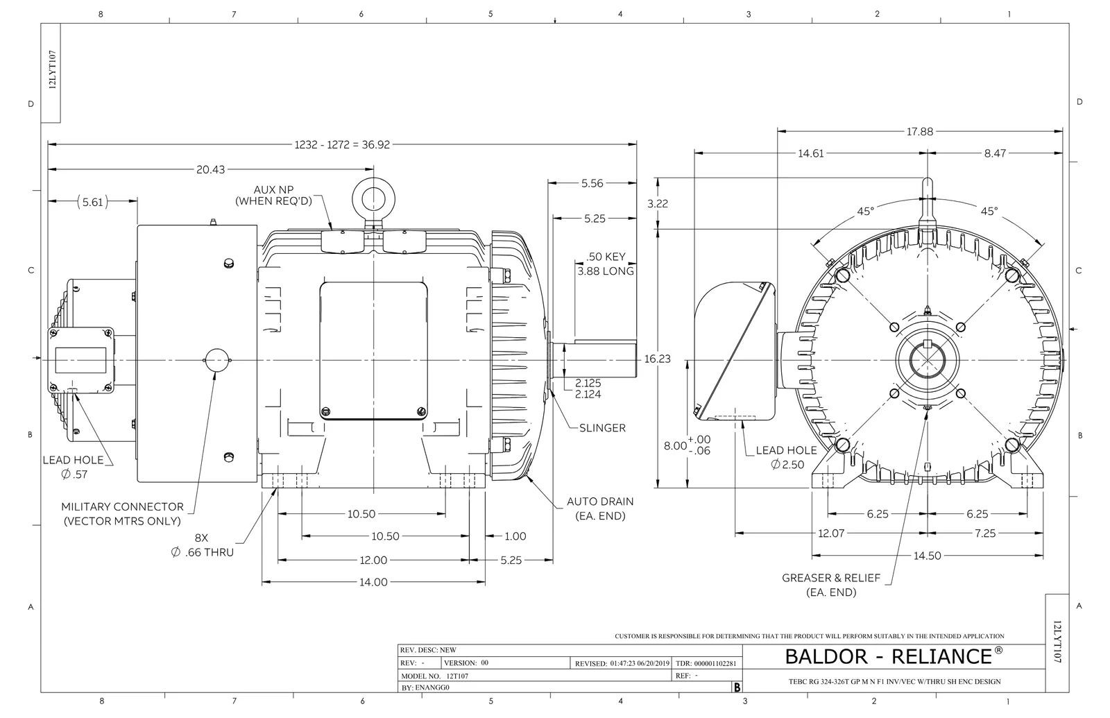 Baldor ZDM4115T