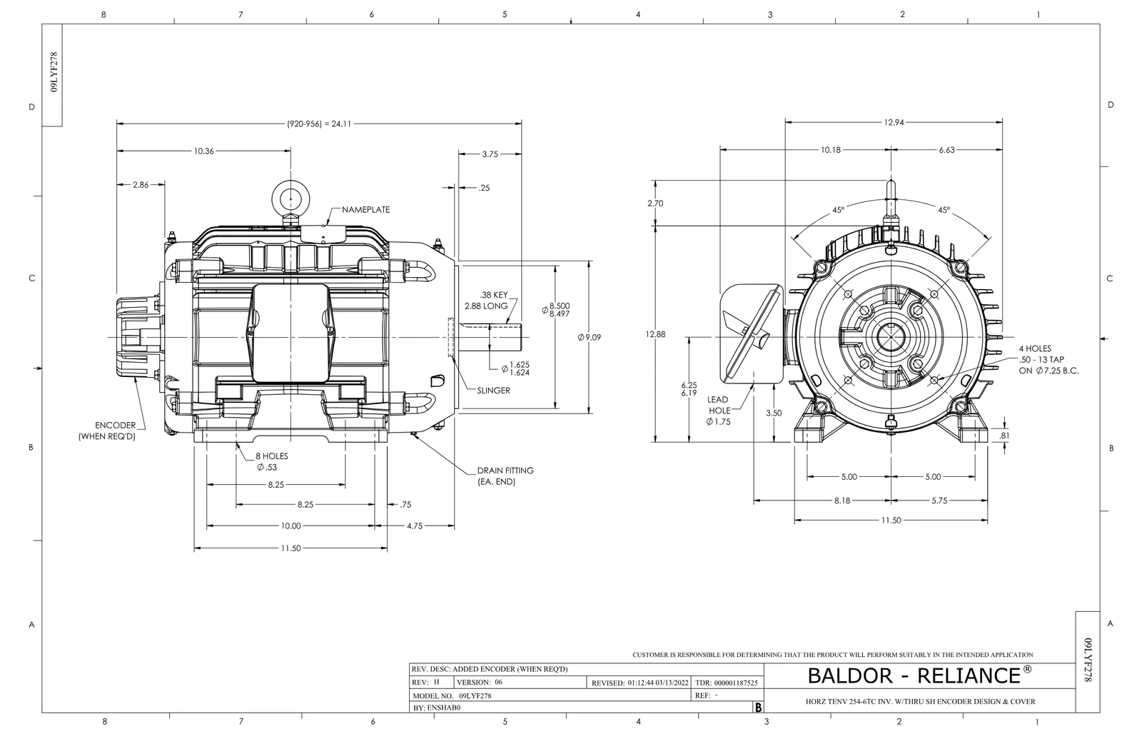 Baldor IDNM2237T