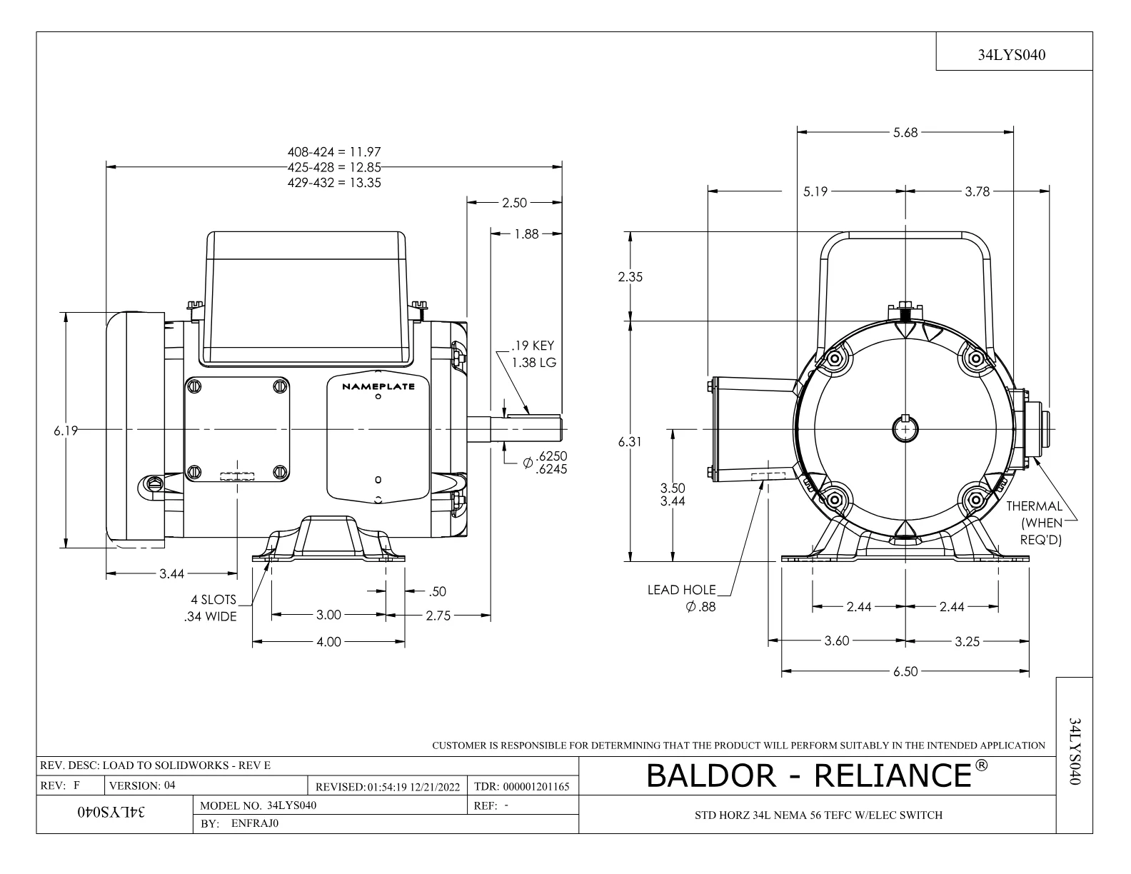 Baldor IR3501M