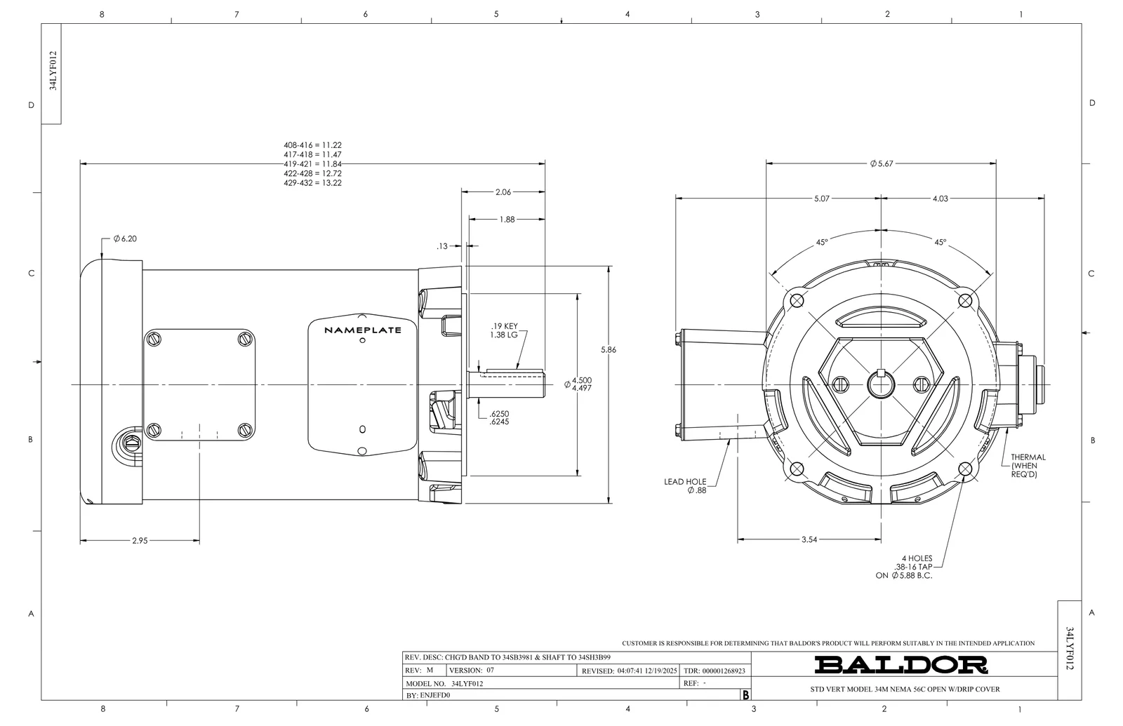 Baldor VEM31115