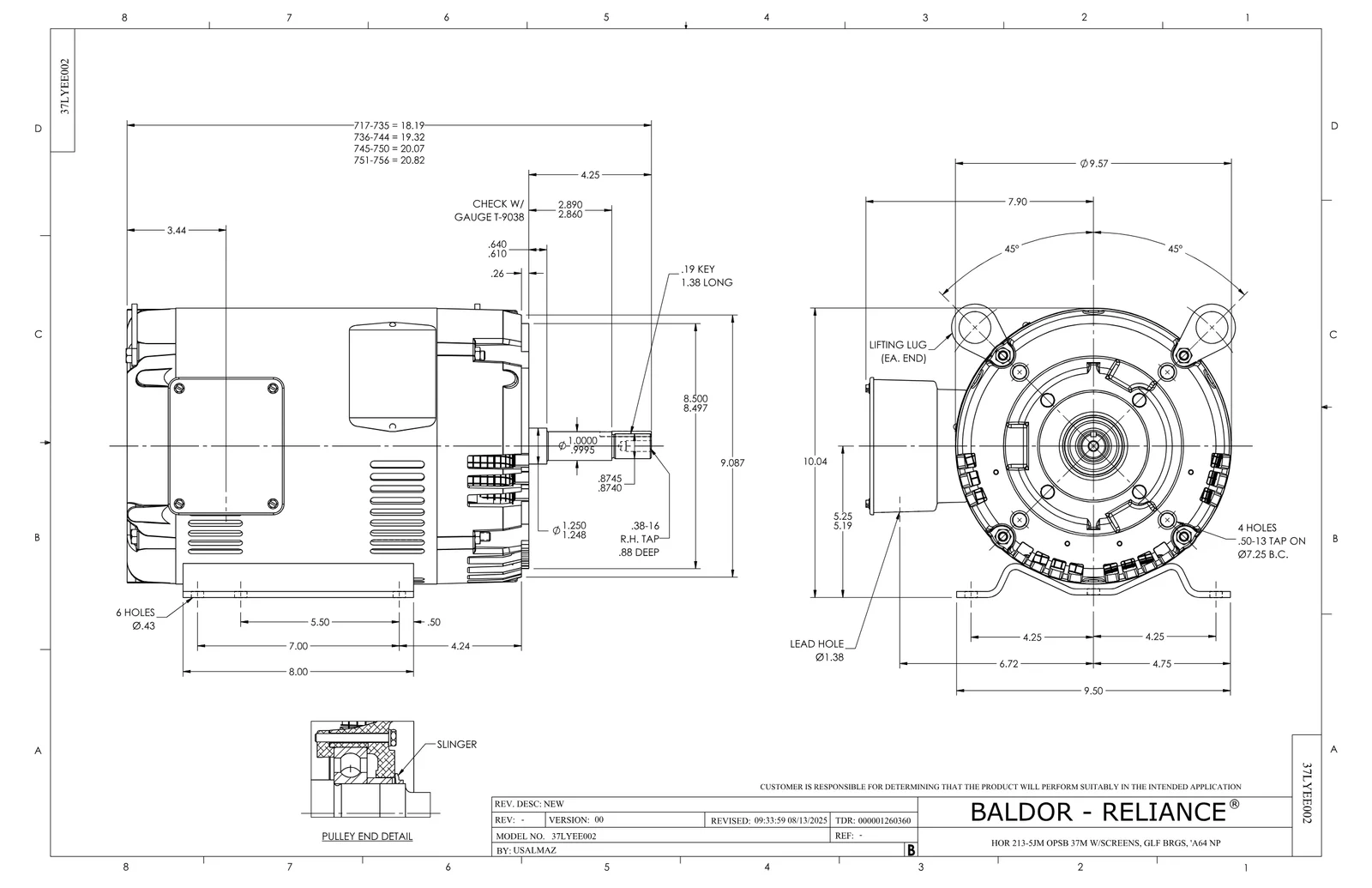 Baldor SPJMM3314T