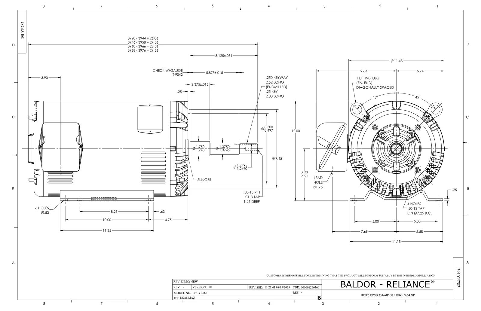 Baldor SPJPM2513T