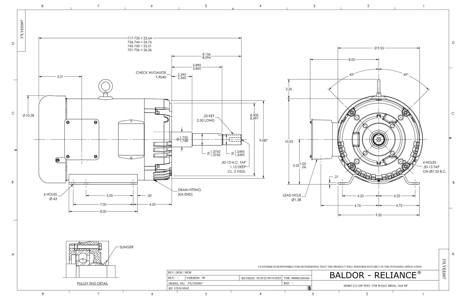 Baldor SPJPM3713T