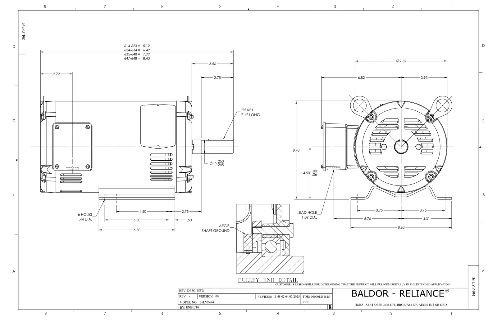 Baldor SPM3219T-G