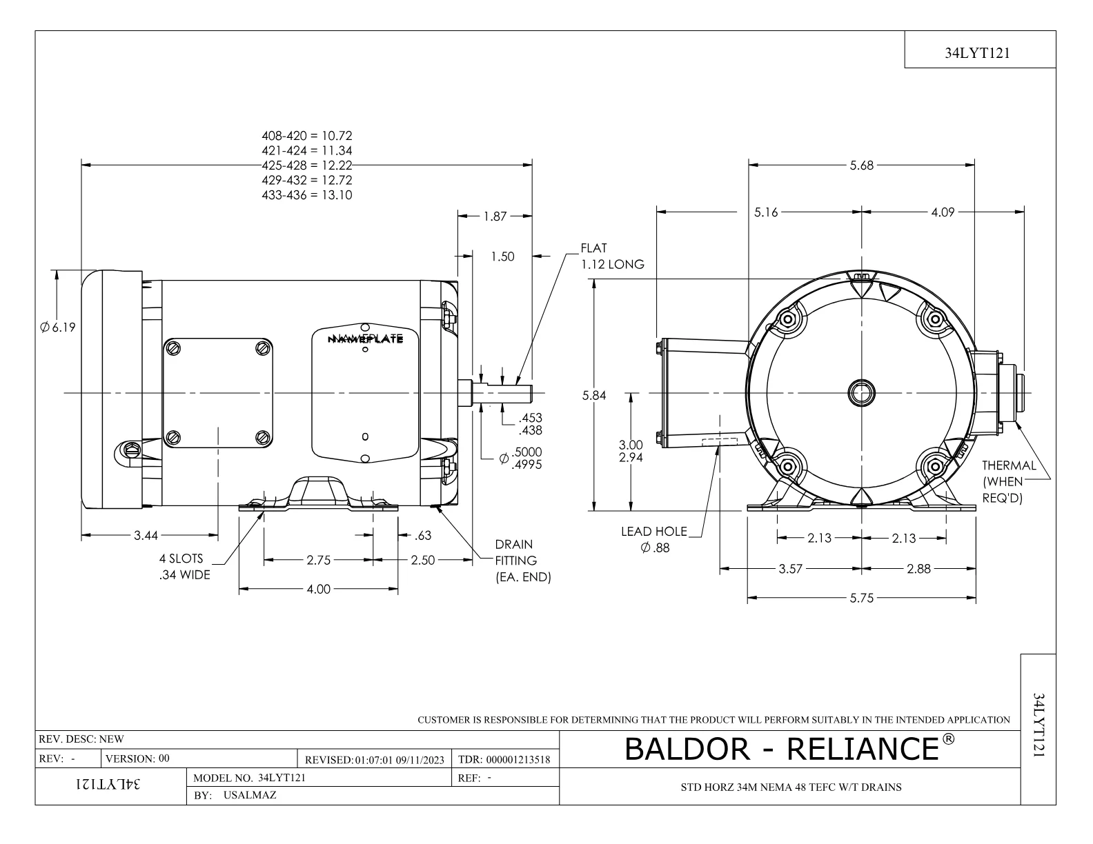 Baldor SPM3458