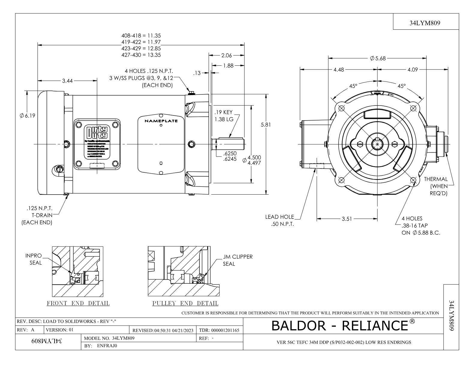 Baldor VDM3537