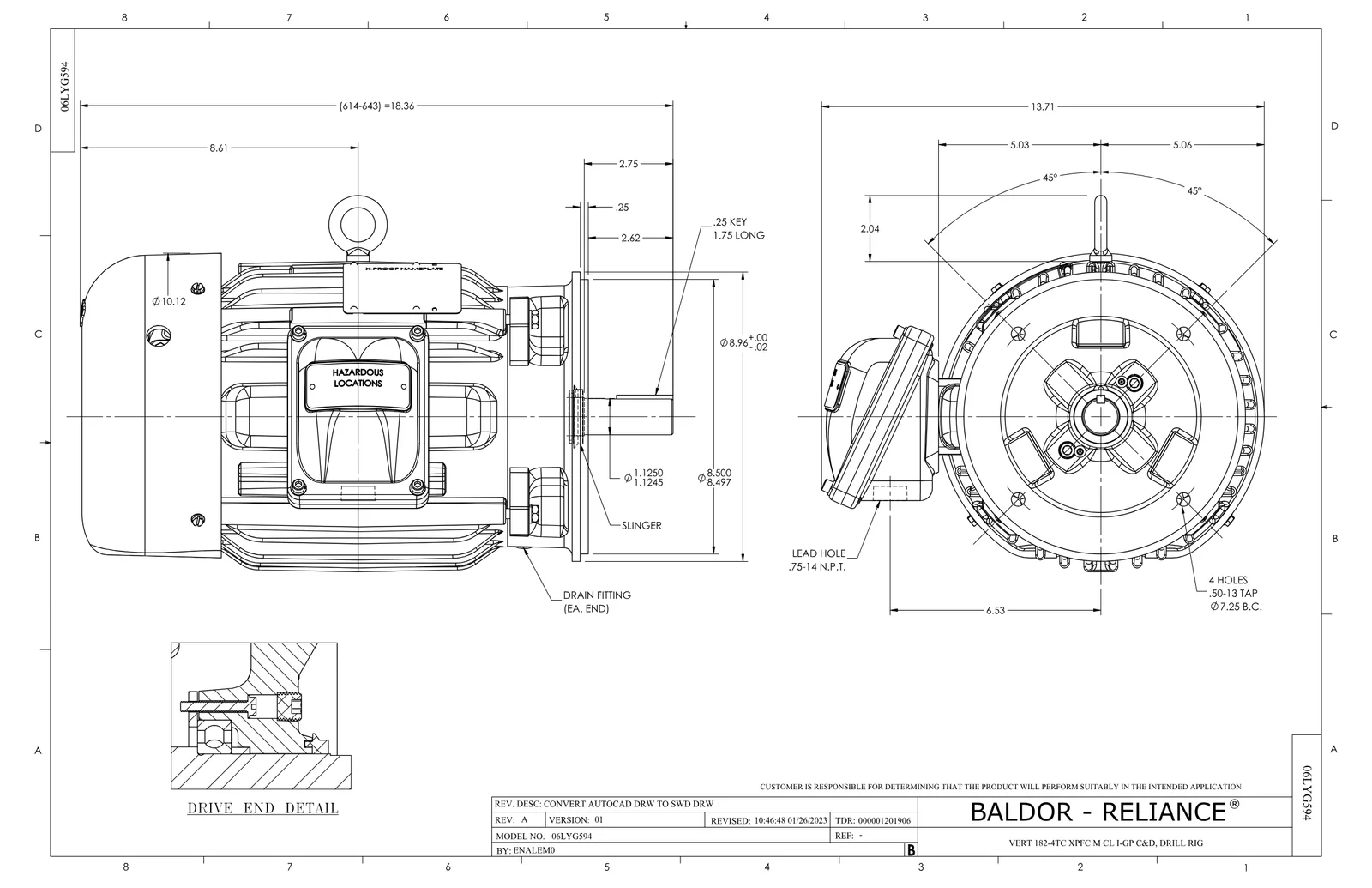 Baldor VDRX18344T