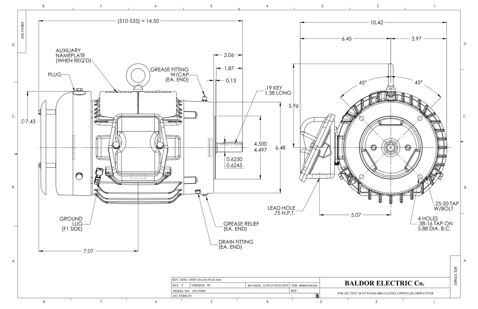 Baldor VECP3580-4