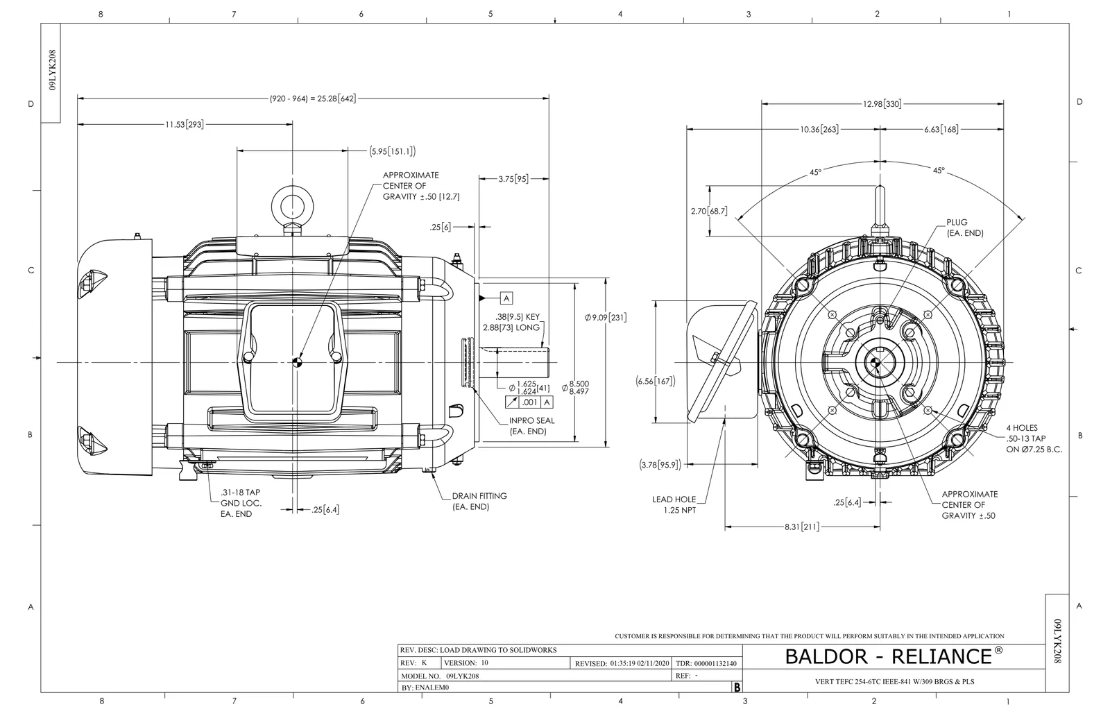 Baldor VECP82333T-4