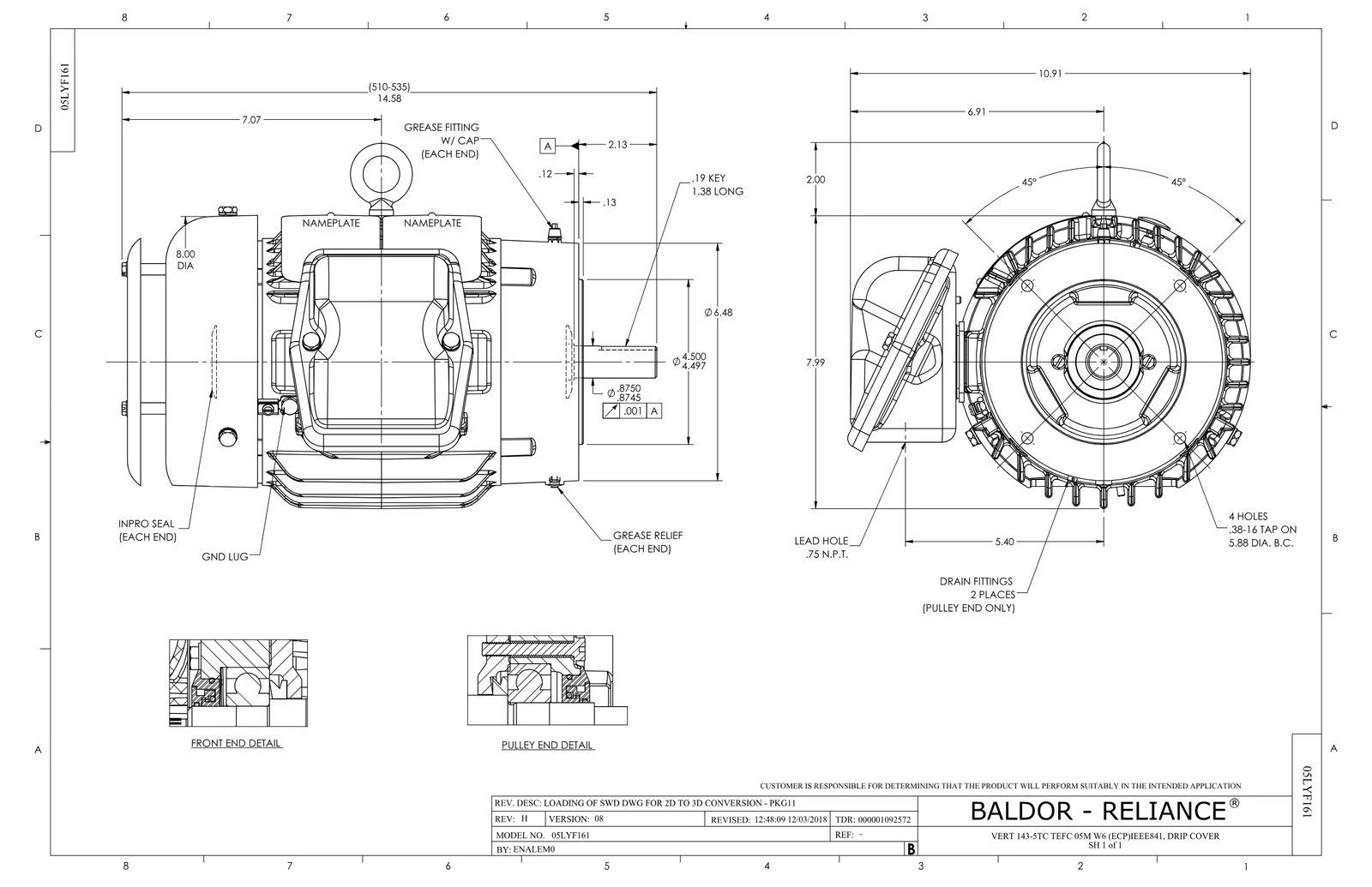 Baldor VECP83583T-4