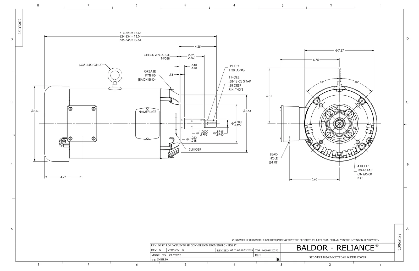 Baldor VEJMM3211T-5