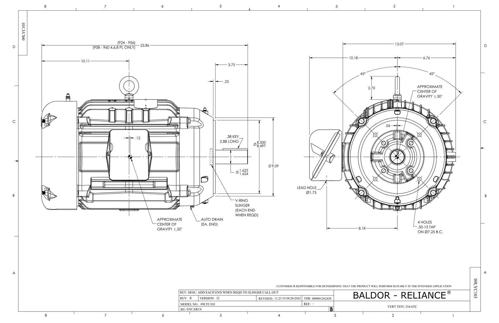 Baldor VEM2334T