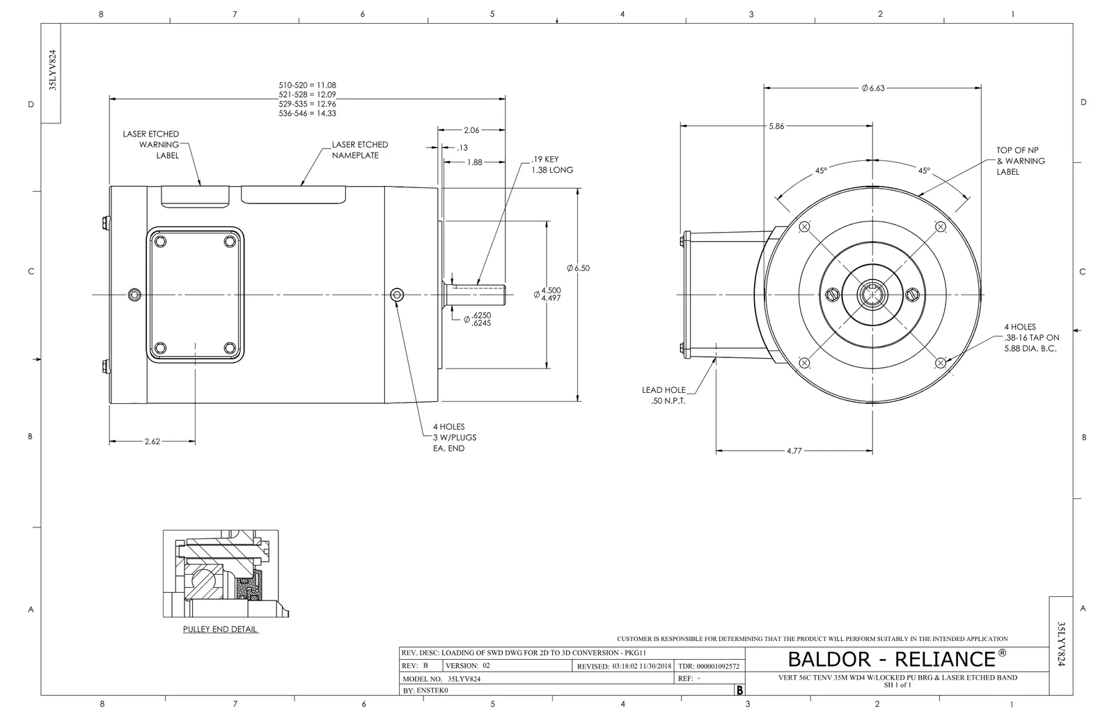 Baldor VESSWDM3546