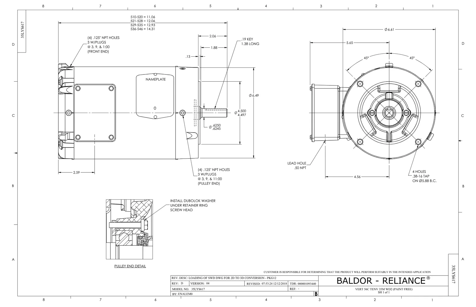 Baldor VESWDM3546-5