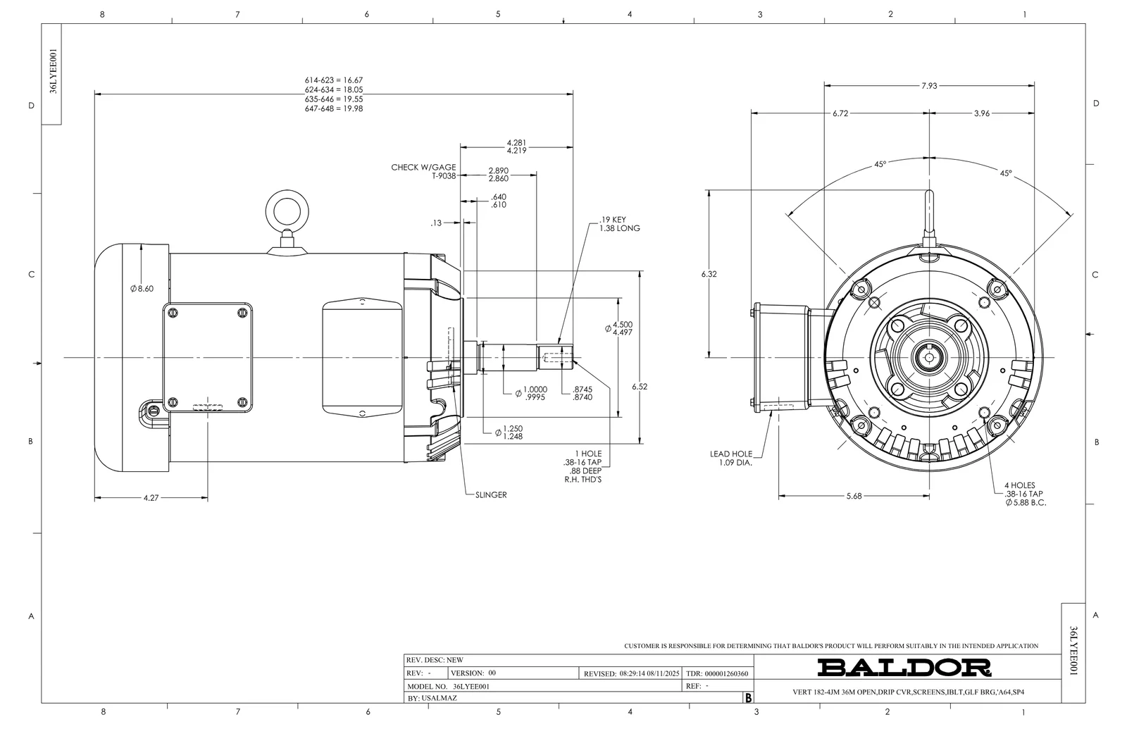 Baldor VSPJMM3212T