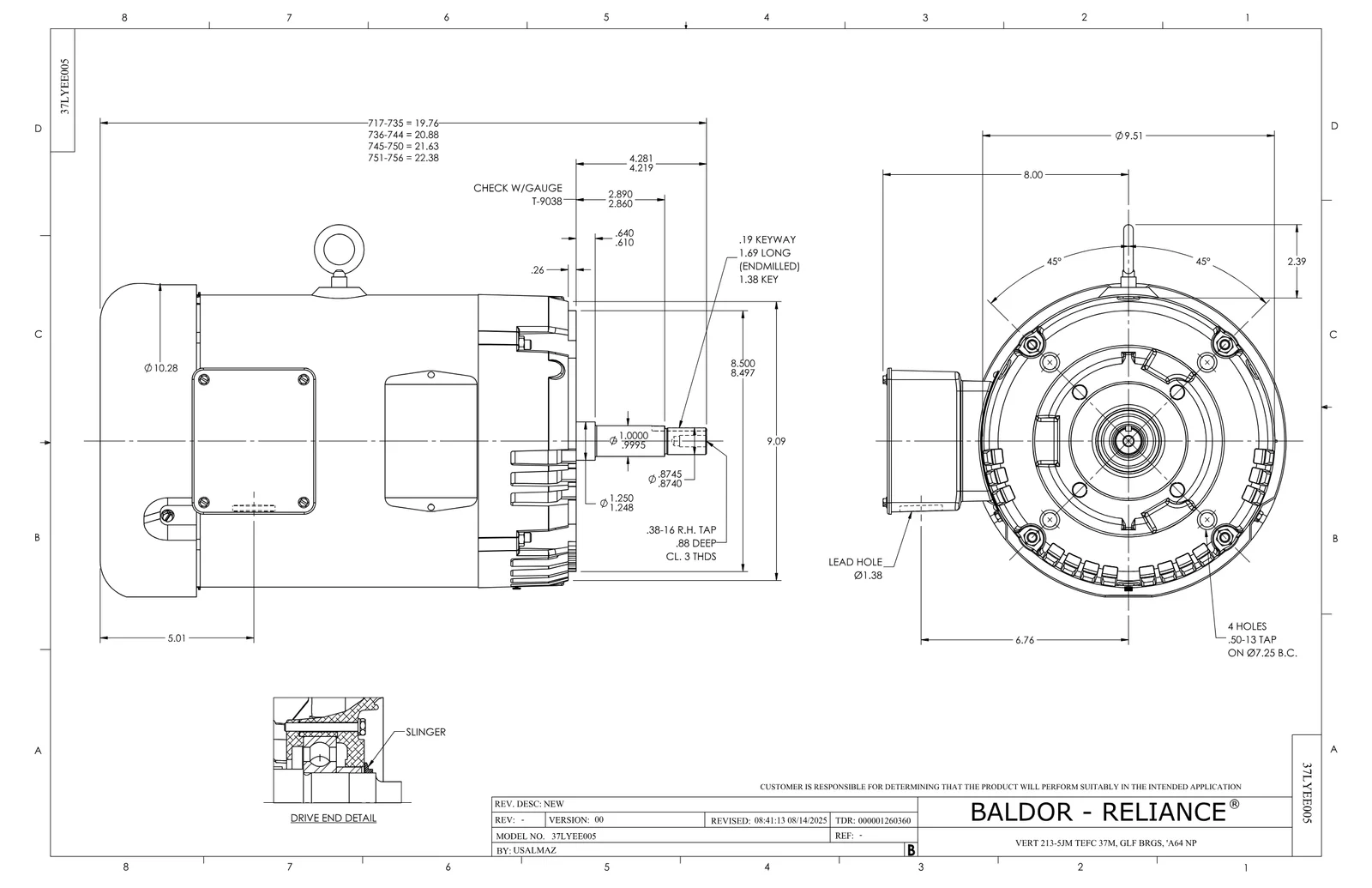 Baldor VSPJMM3710T